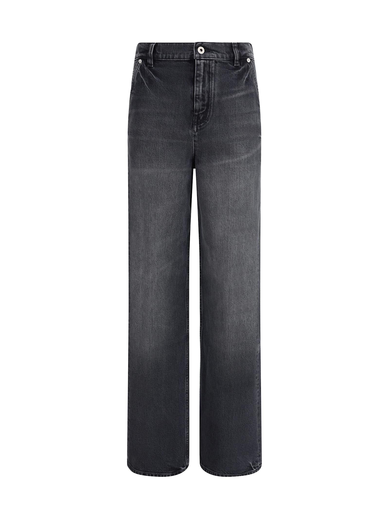 パンツ kenzo paris charmmy cropped denim Kenzo Ayame Striped straight-leg Jeans | Blue | FARFETCH