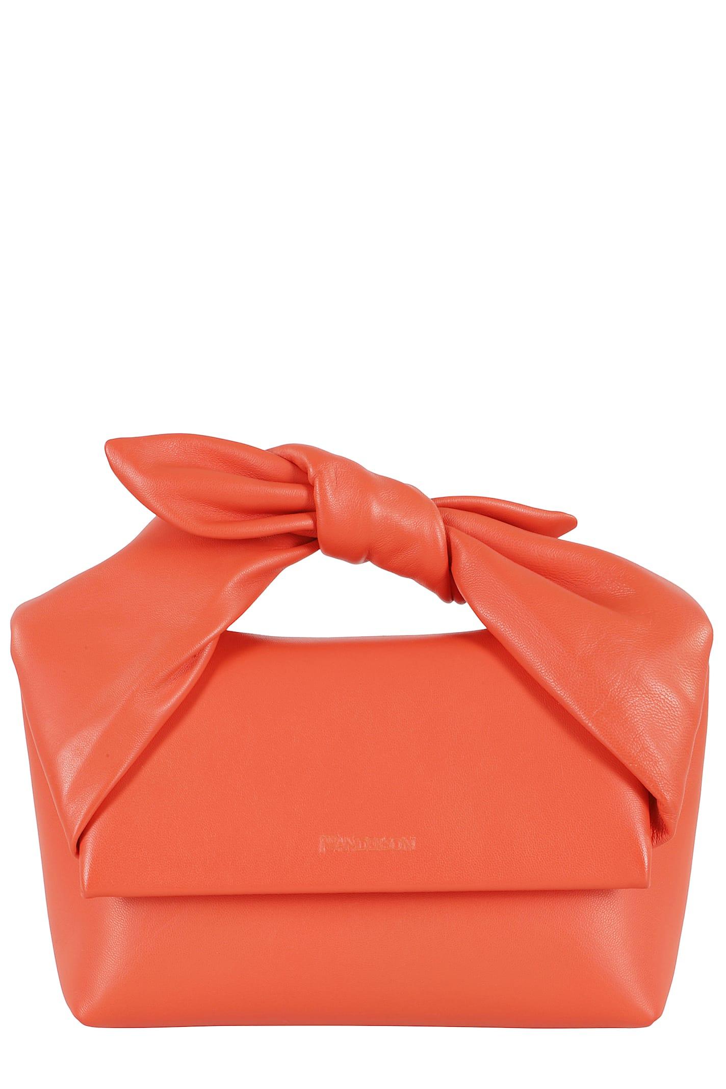 JW Anderson Bow Midi Twister Bag in Red | Lyst