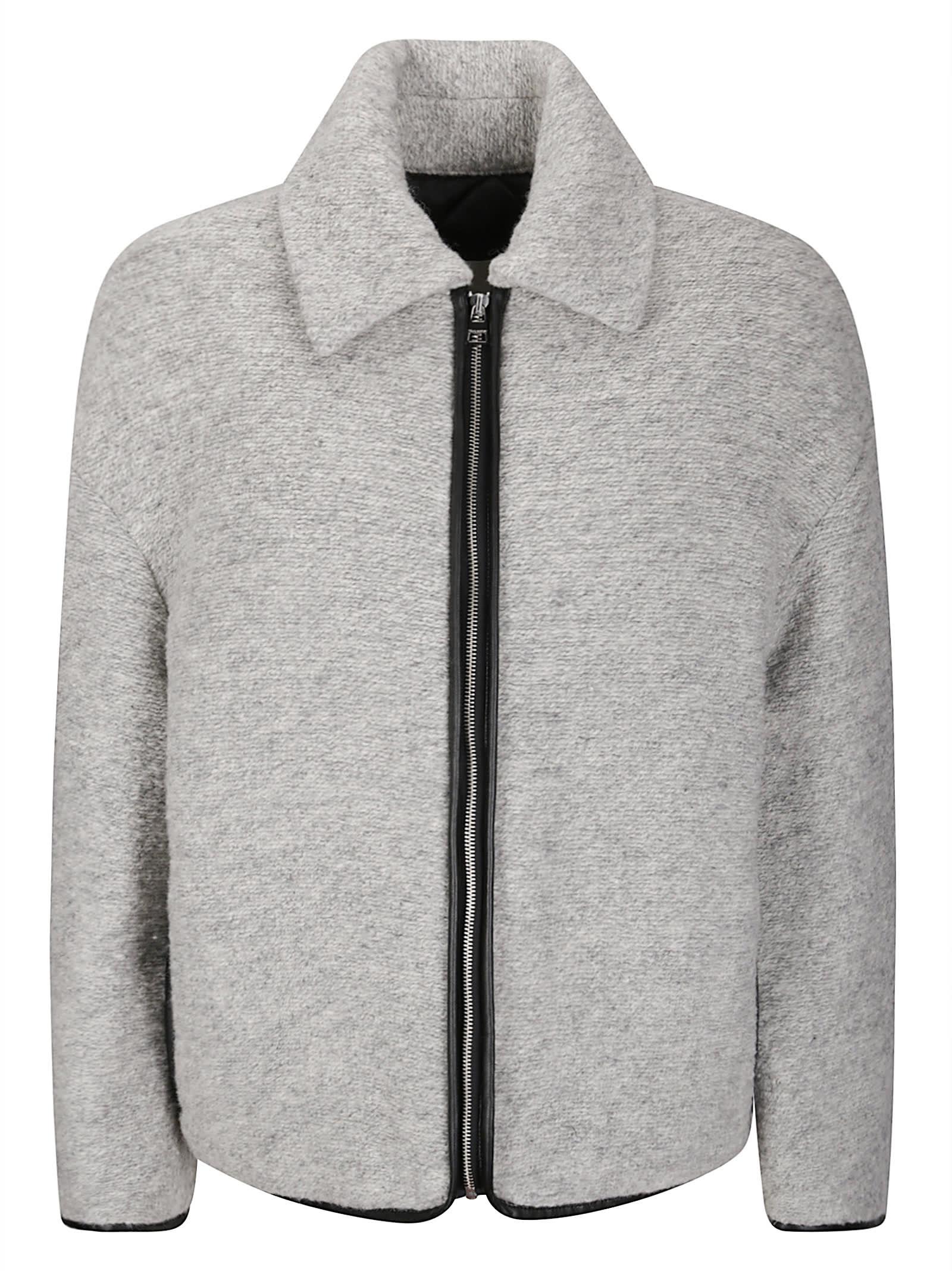 JW Anderson Contrast Trim Casual Jacket in Gray | Lyst