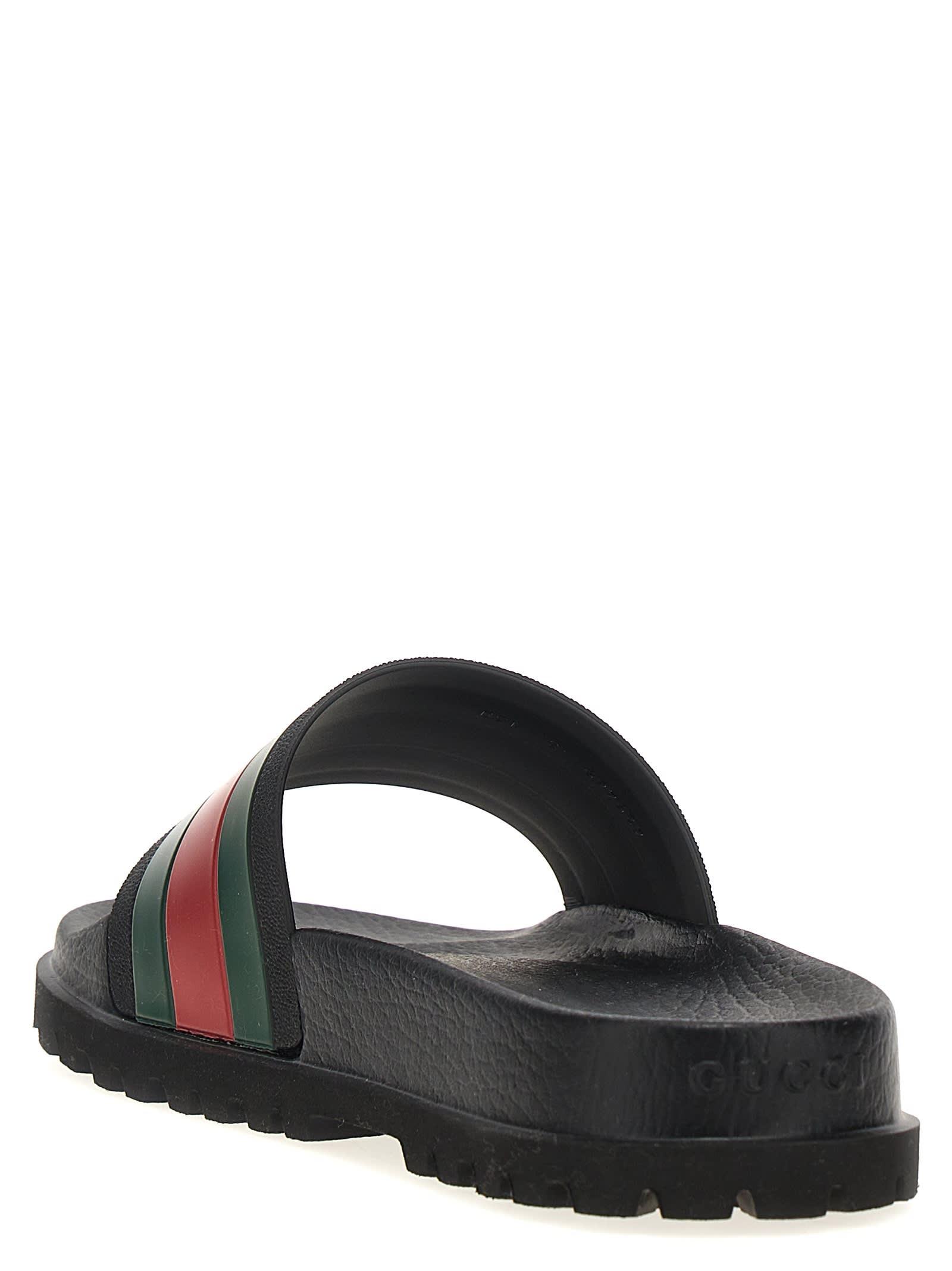Men's Gucci Leather sandals | Lyst