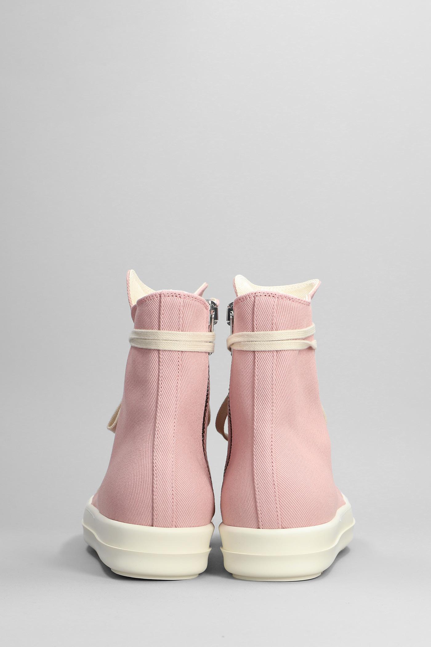 Rick Owens DRKSHDW Pink Boot Sneaks Sneakers