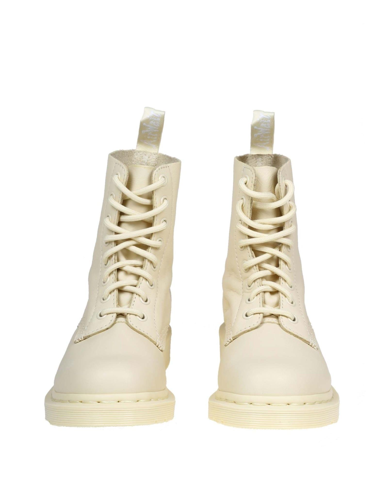 Dr. Martens 1460 Pascal Mono In Leather in Natural | Lyst