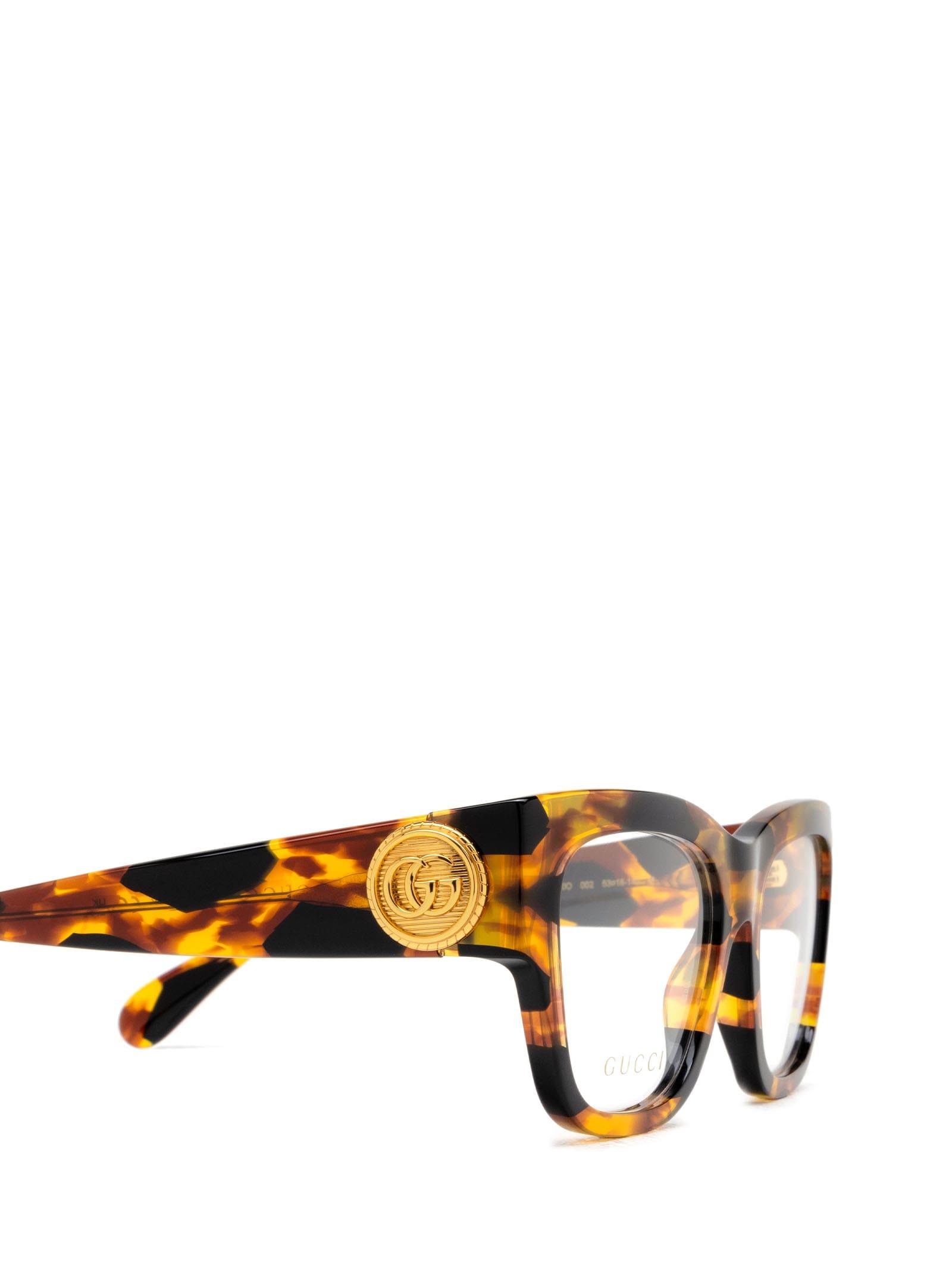 Gucci Gg1410o Havana Glasses | Lyst