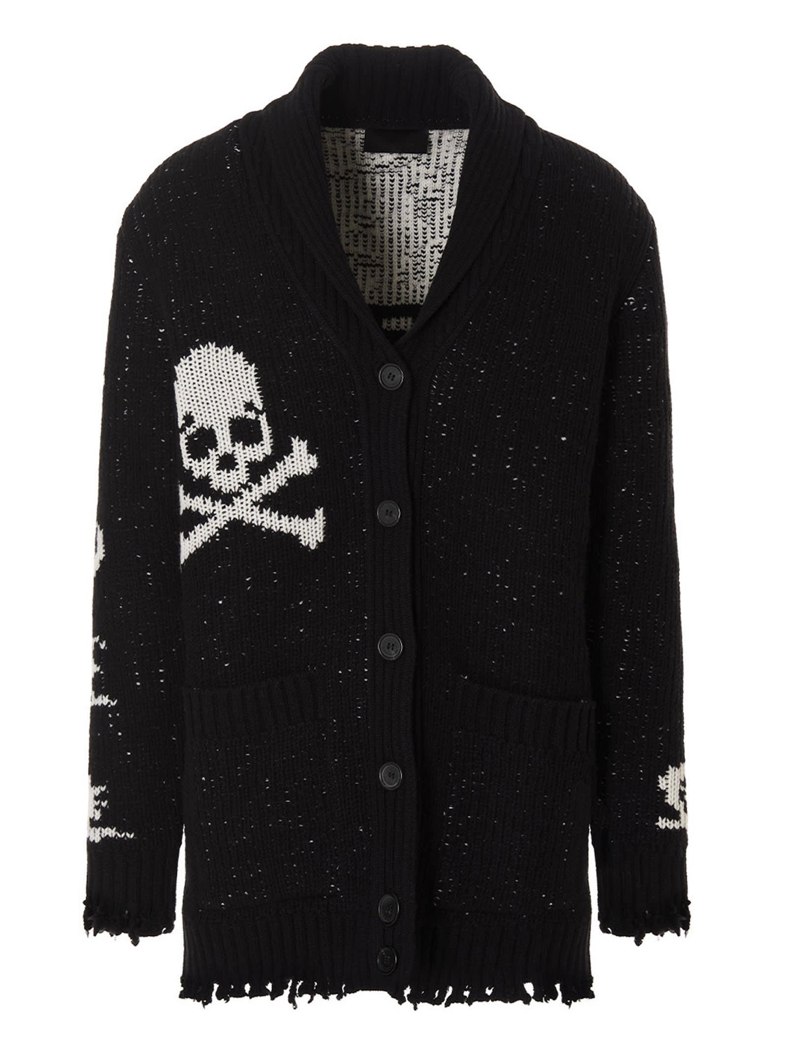 Philipp Plein Skull Cardigan in Black for Men | Lyst