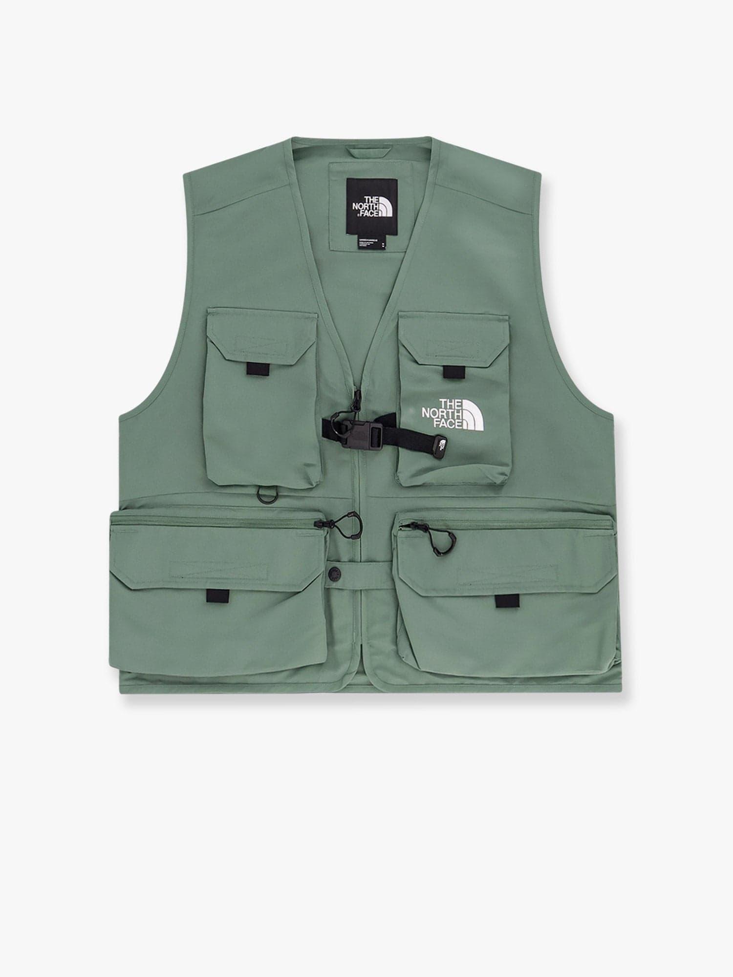 【THE NOTRH FACE】 EVERGREEN SLEEVELESS−CREAM The North Face Green Vest Coats, Jackets & Vests for Women