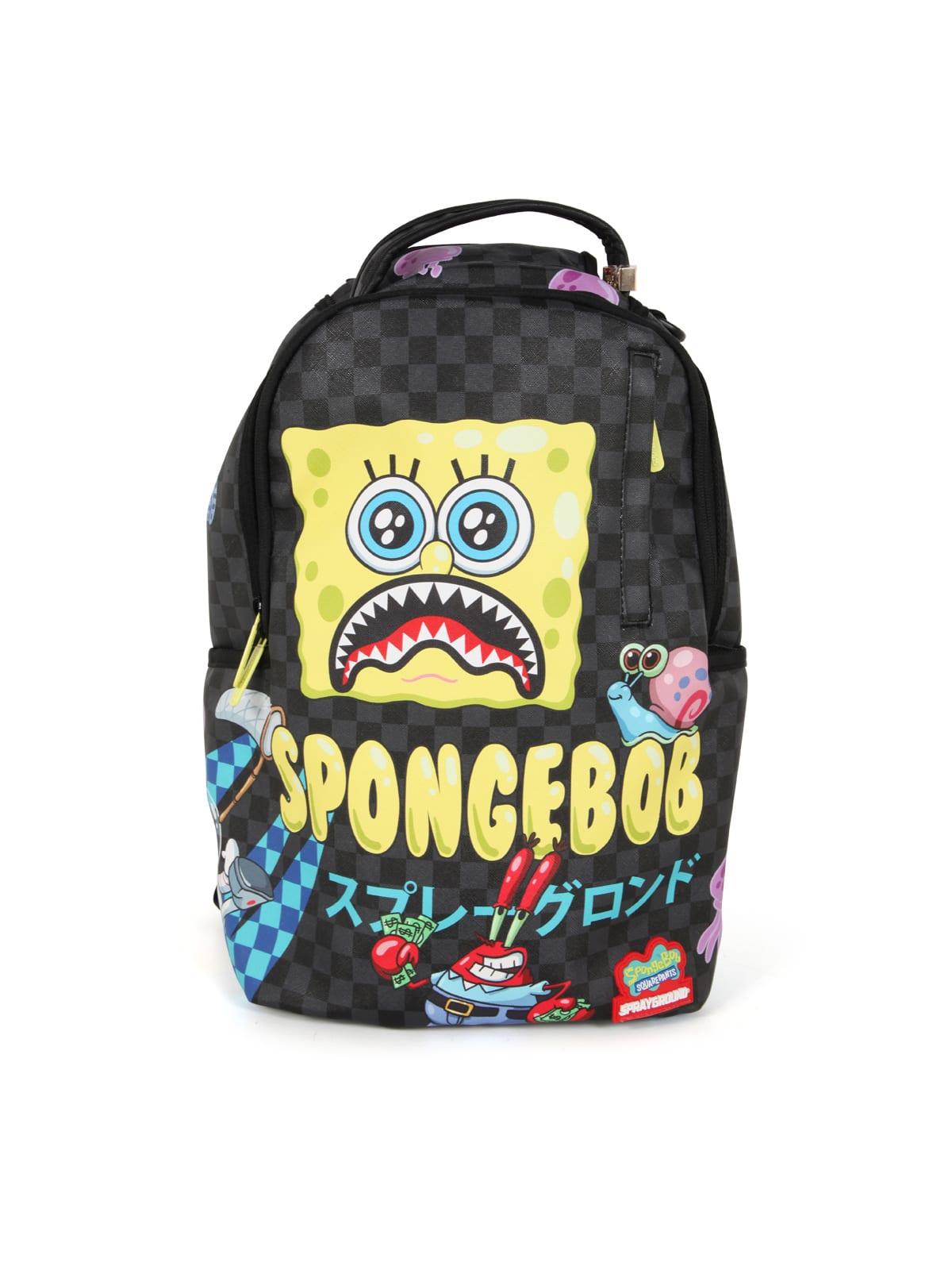 Sprayground Spongebob Bubble Checkered 02 Dlxr Backpack in Blue for Men