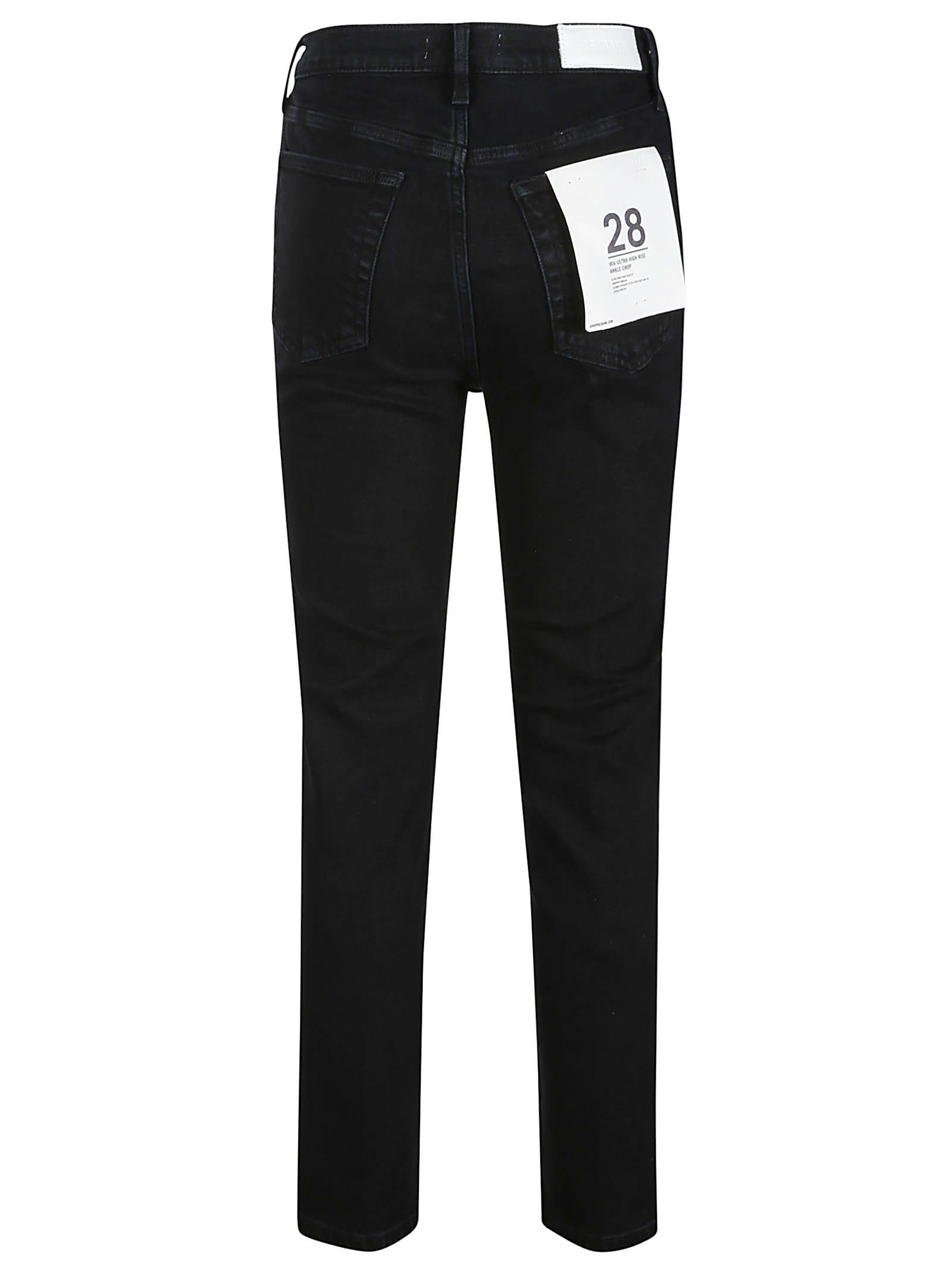 Redone high rise sales ankle crop black