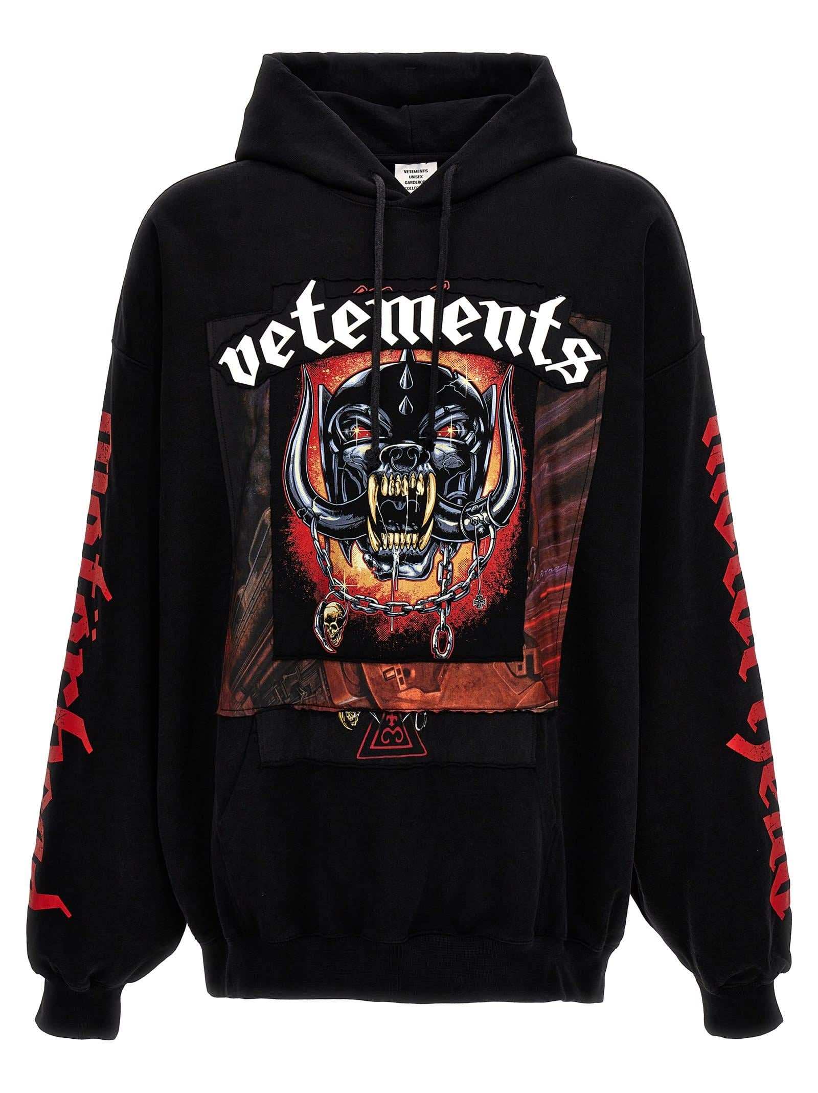 Vetements Motorhead Sweatshirt in Black | Lyst UK