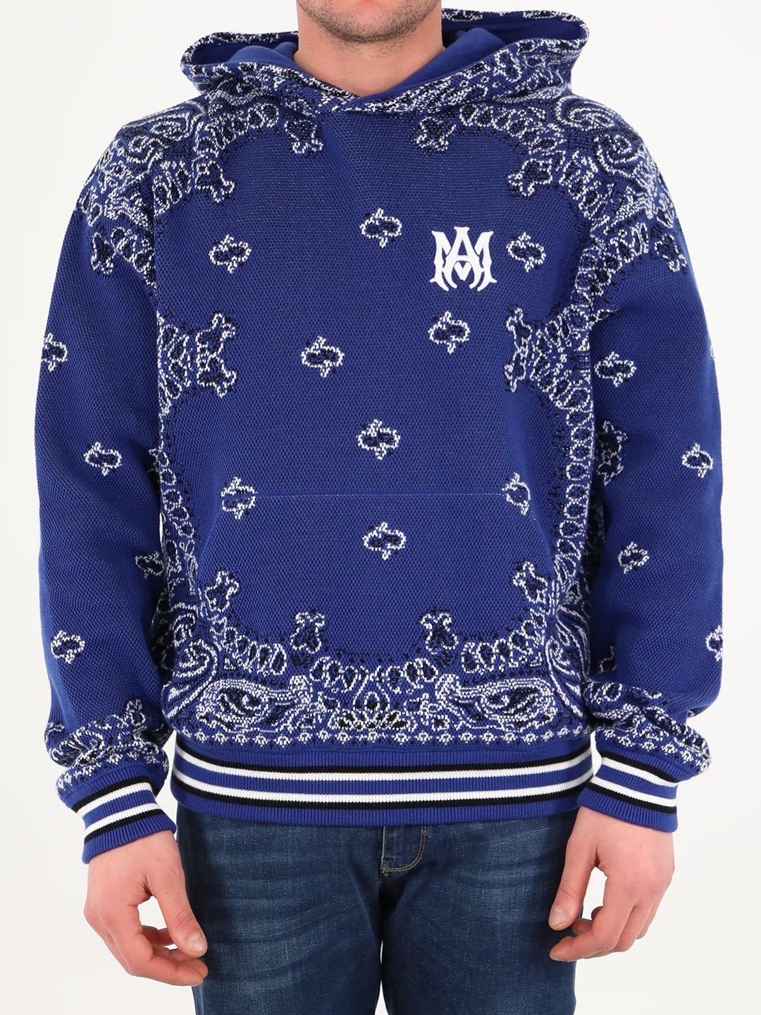 blue bandana hoodie