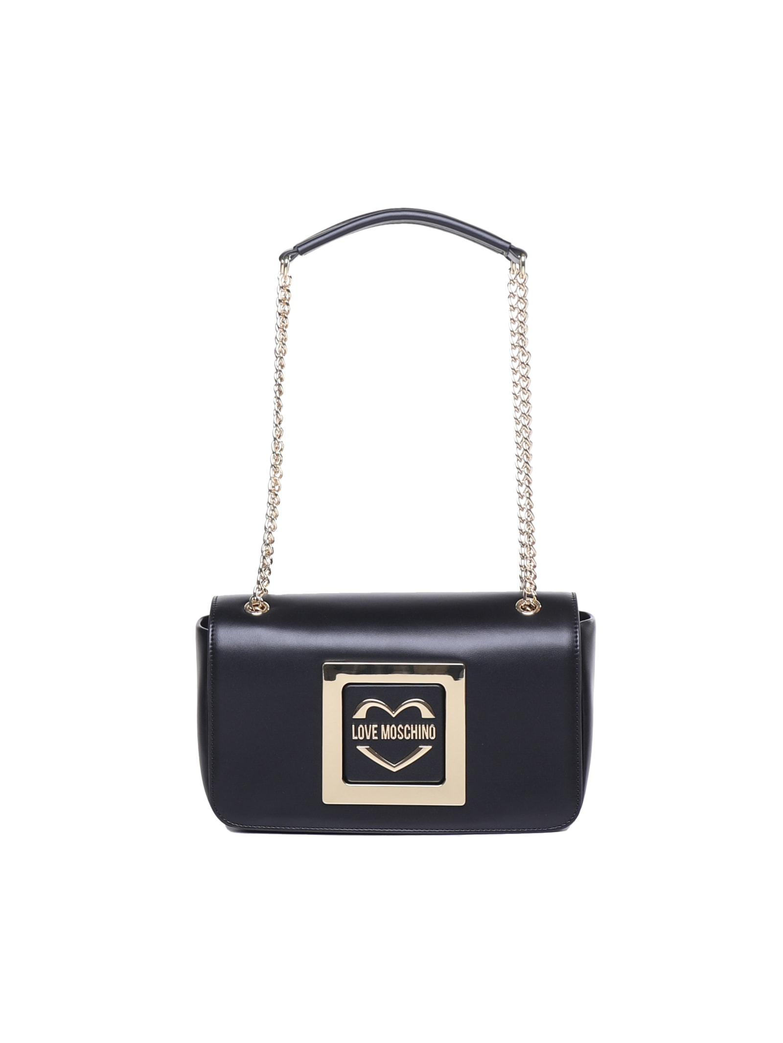 Love Moschino Rectangular Shoulder Strap in White Lyst