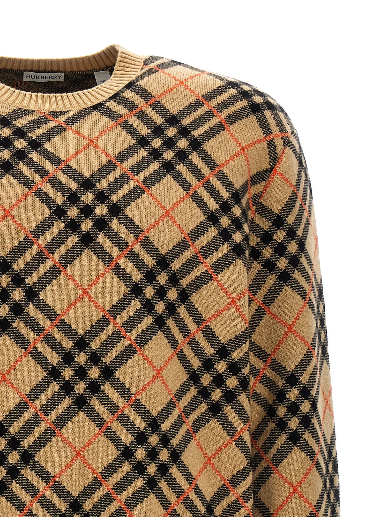 Burberry plaid sweater sale
