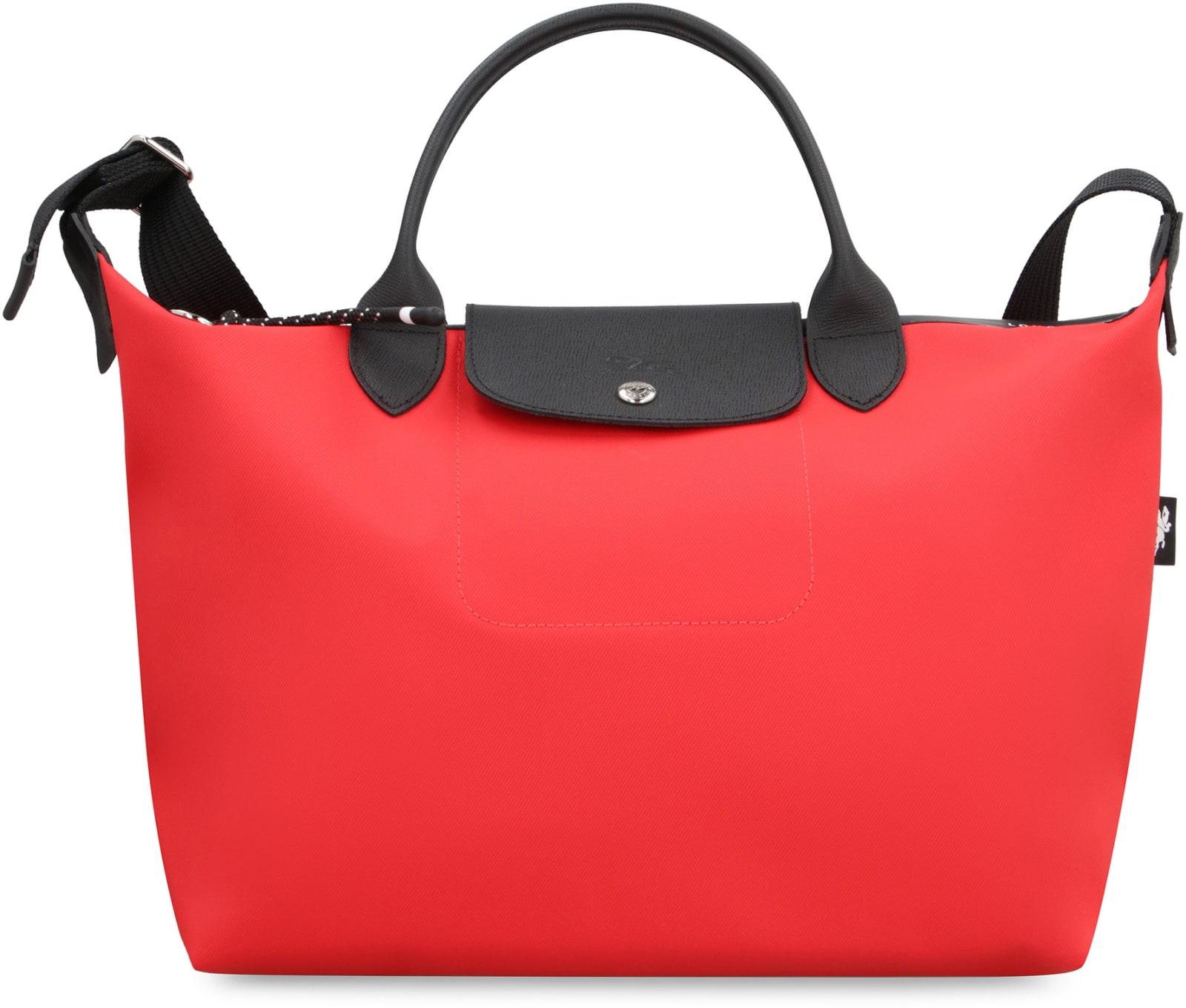 Longchamp Pliage Energy M Handbag in Red | Lyst