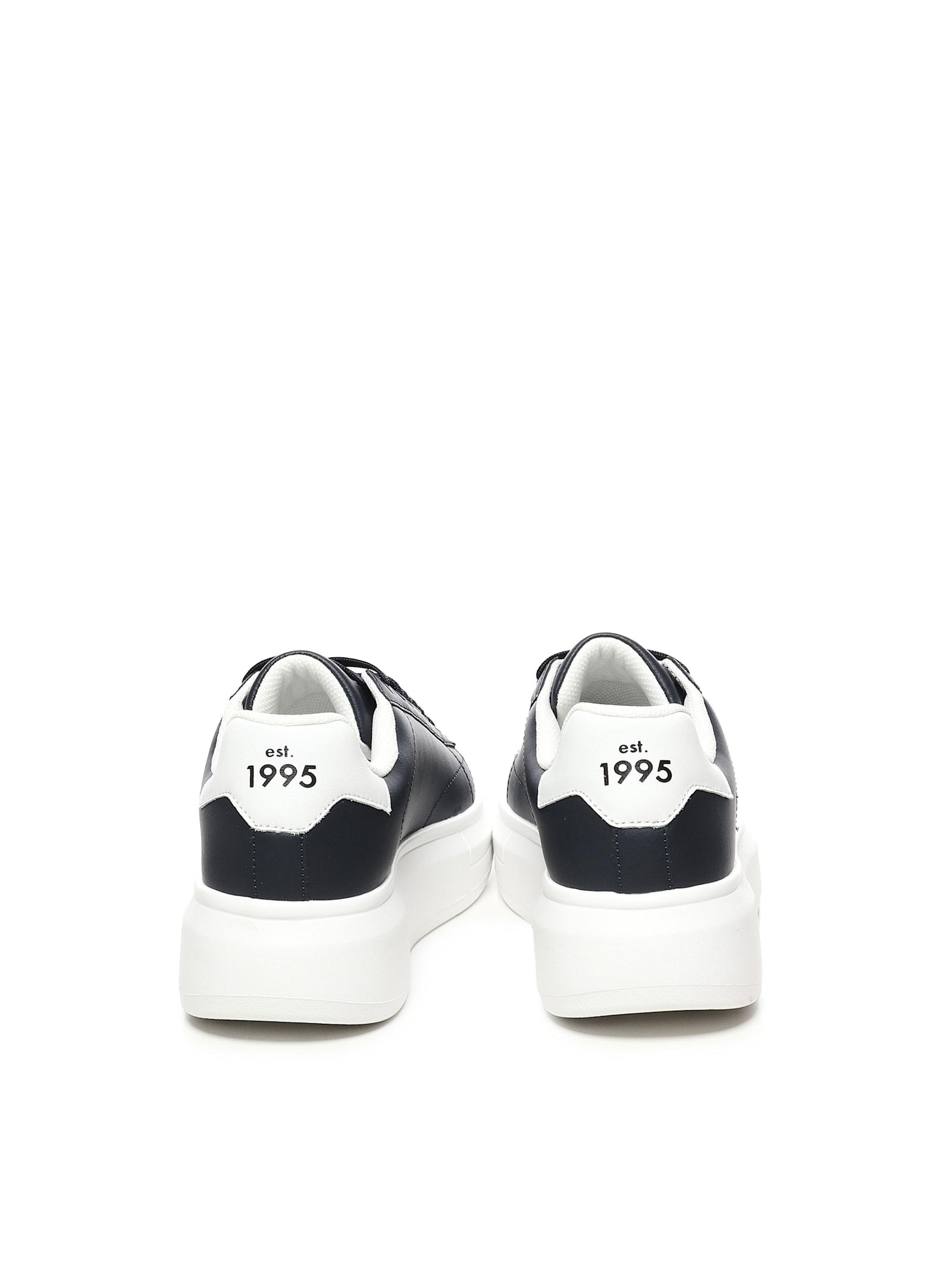 スニーカー LIU JO Men Sneakers White 7G4011PX474 S1043 Monogram sneakers with wedge colour white | Liu Jo