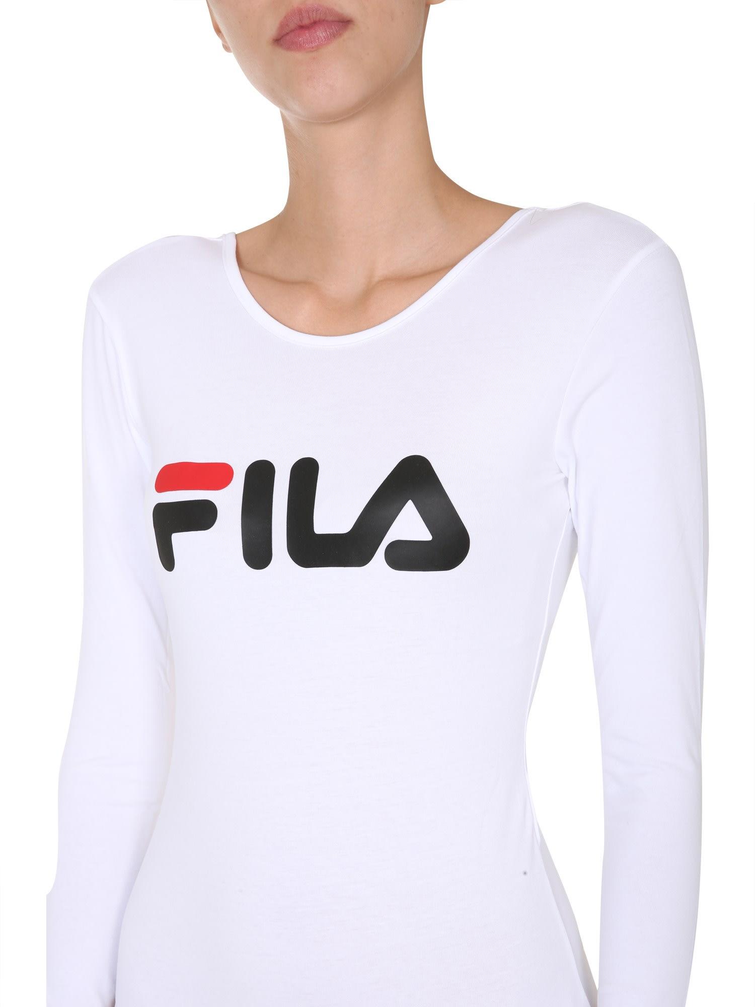 Fila Cotton Yulia Body Con in White | Lyst