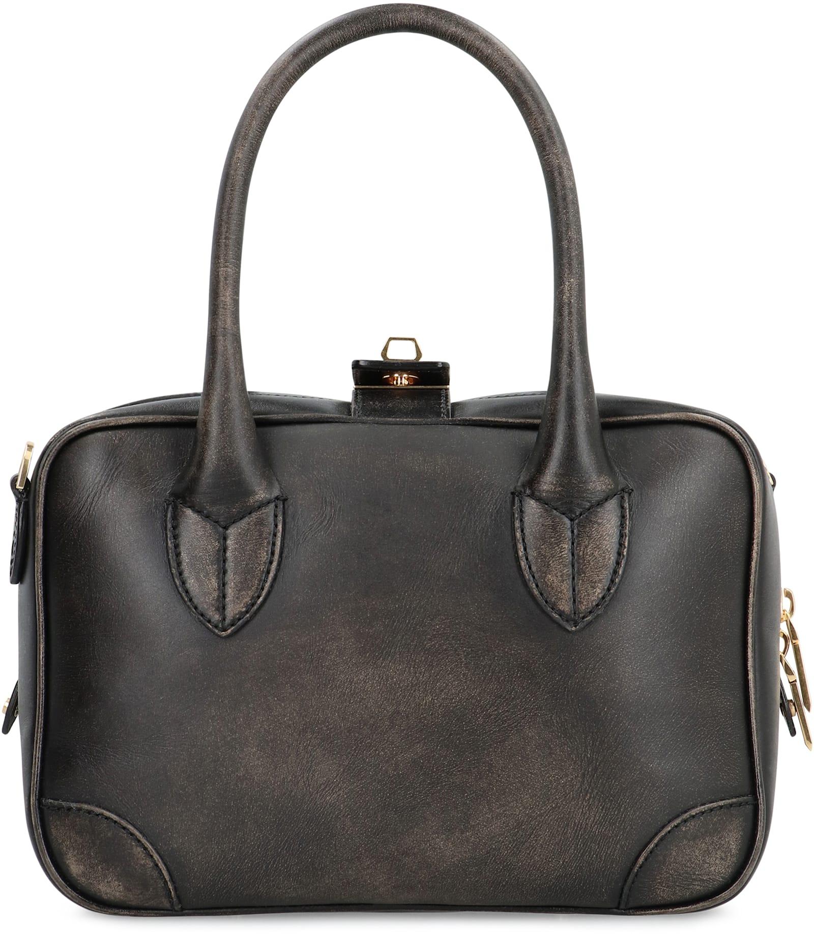 ハンドバッグ Golden  Deluxe Brand Black Leather Vita Handbag Golden Goose Deluxe Brand Vita Bag In Black | ModeSens
