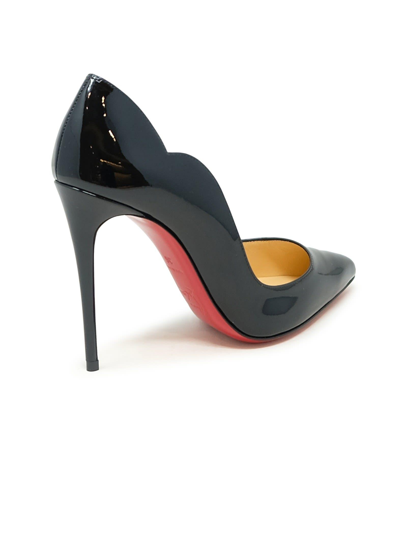 Christian Louboutin Patent Hot Chick 100 Pumps in Metallic Lyst
