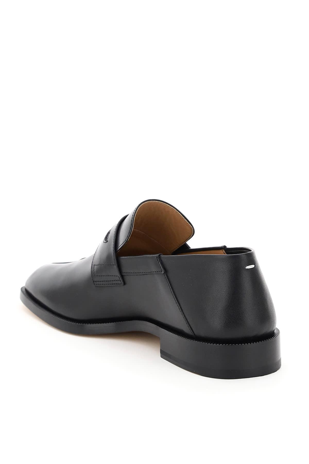 Maison Margiela Leather Tabi Loafers for Men | Lyst