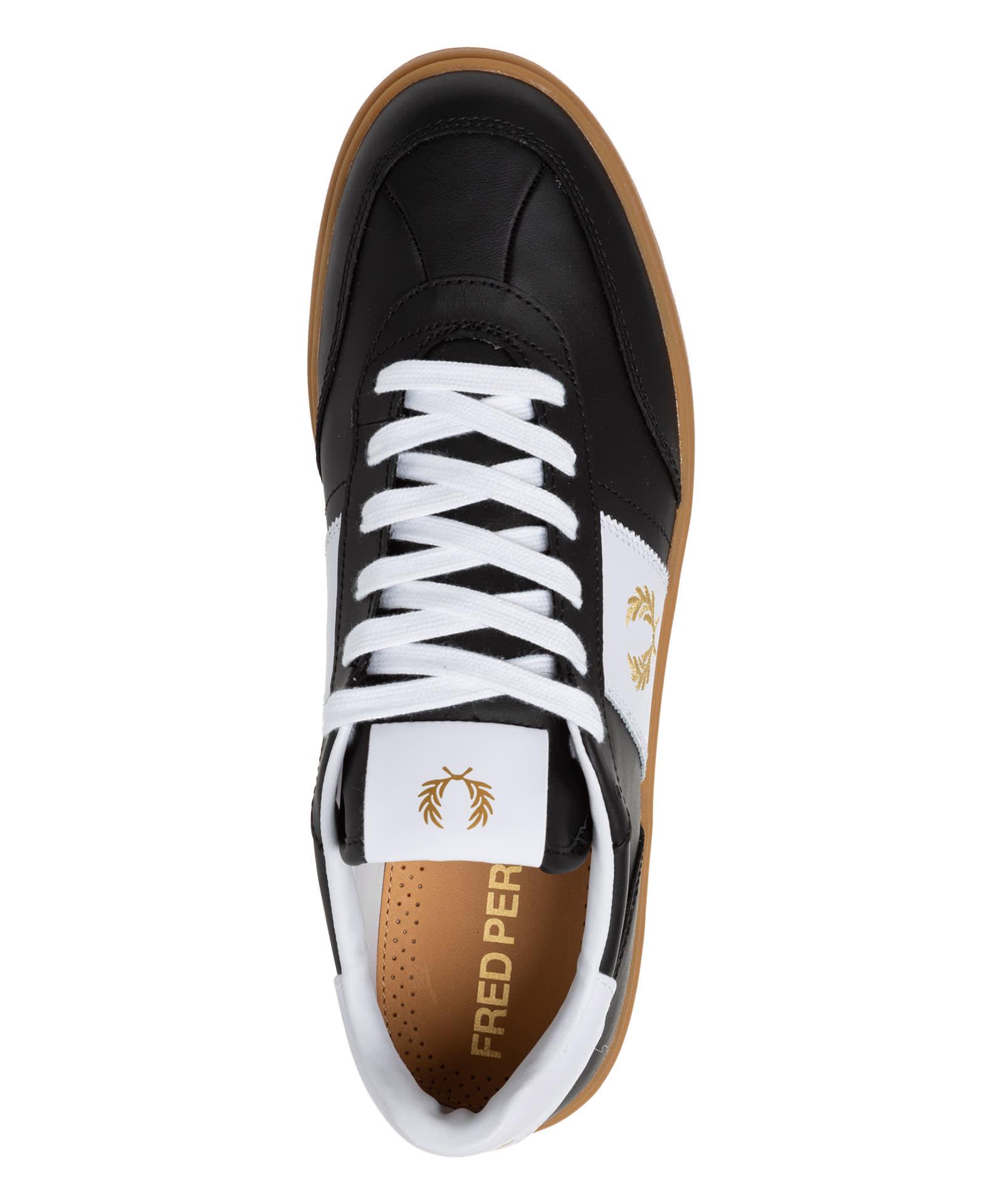 Fred Perry B400 Sneakers in Black for Men Lyst