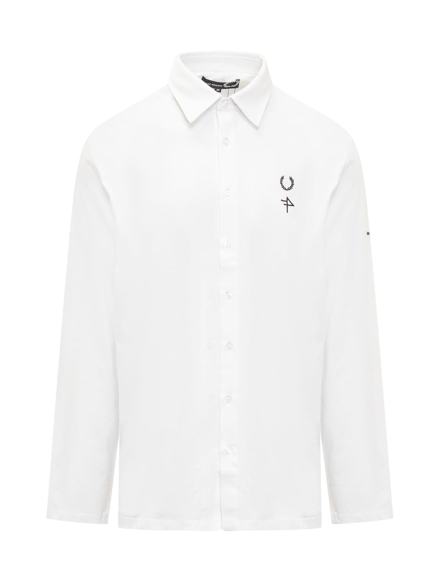 Fred Perry Shirt With Logo in White for Men | Lyst