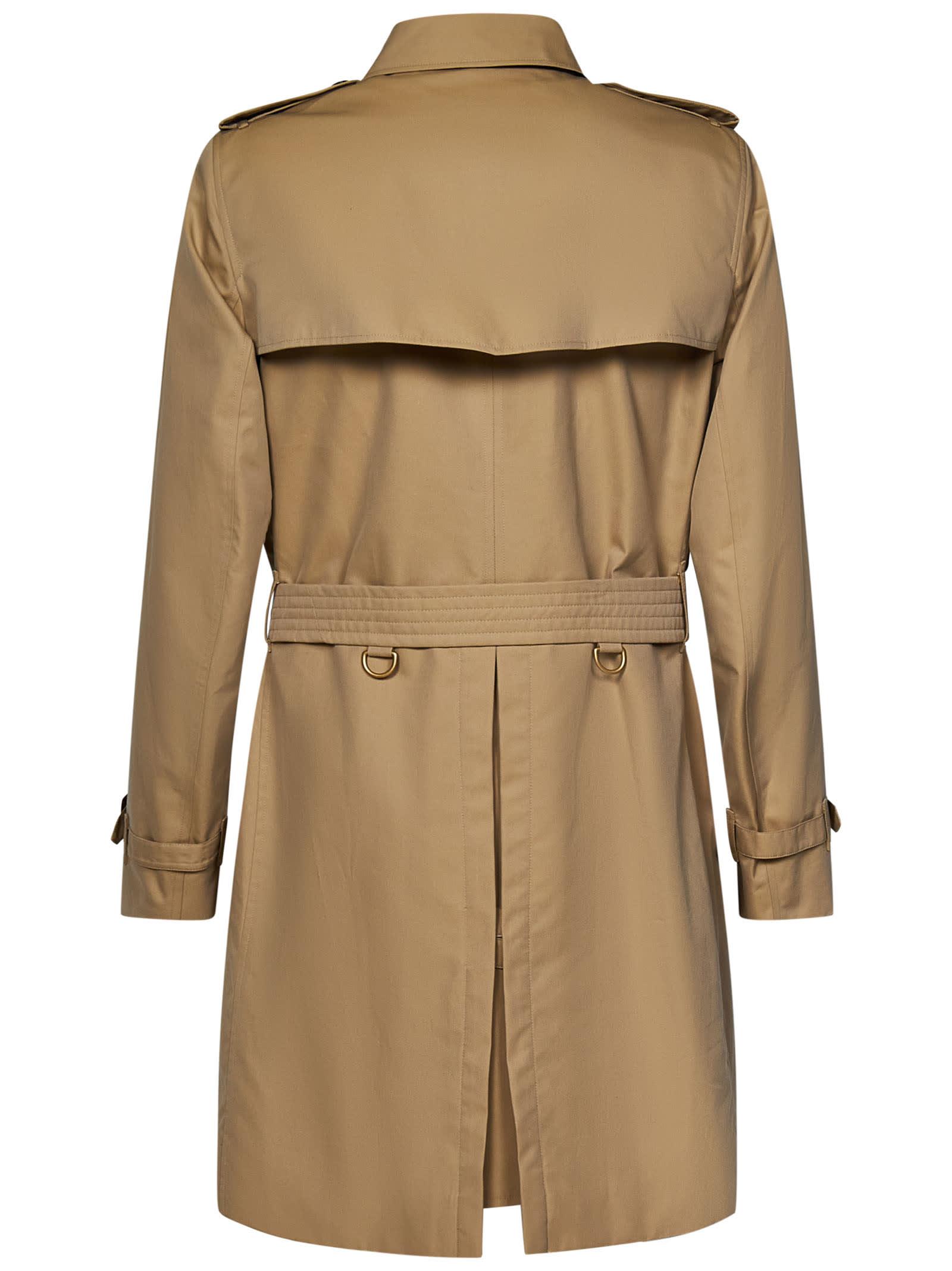 Burberry The Mid-lenght Kensington Heritage Trench Coat in Natural for Men  | Lyst