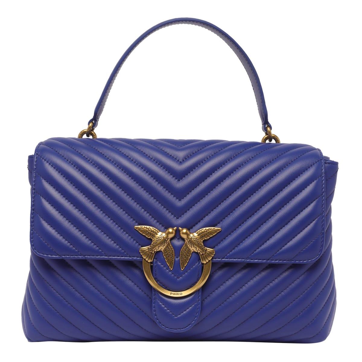 Pinko Love Lady Puff Big Hand Bag in Purple Lyst