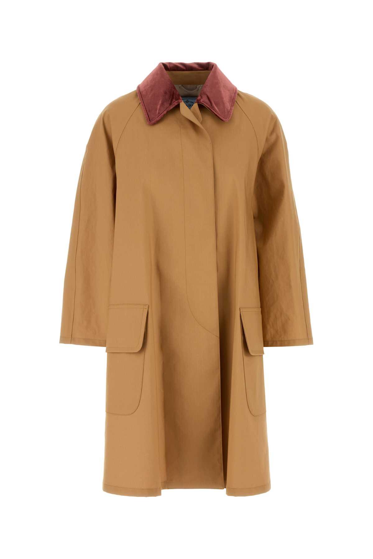 コート PRADA Camel Cotton Overcoat prada--Camel-Cotton-Overcoat.jpeg