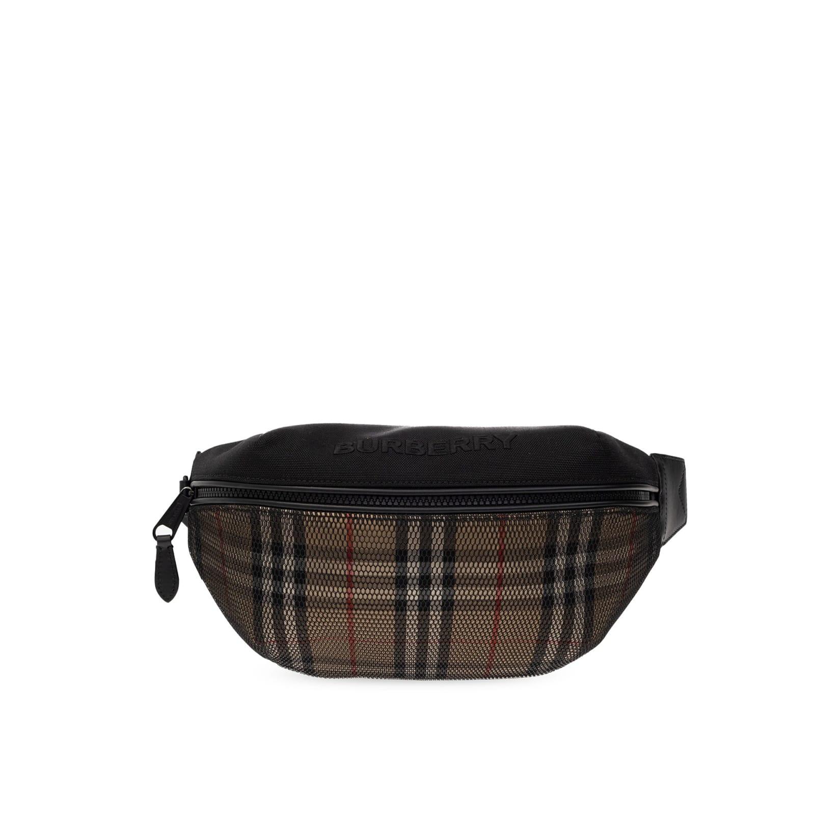 Burberry Men's Stevie Vintage Check Belt Bag