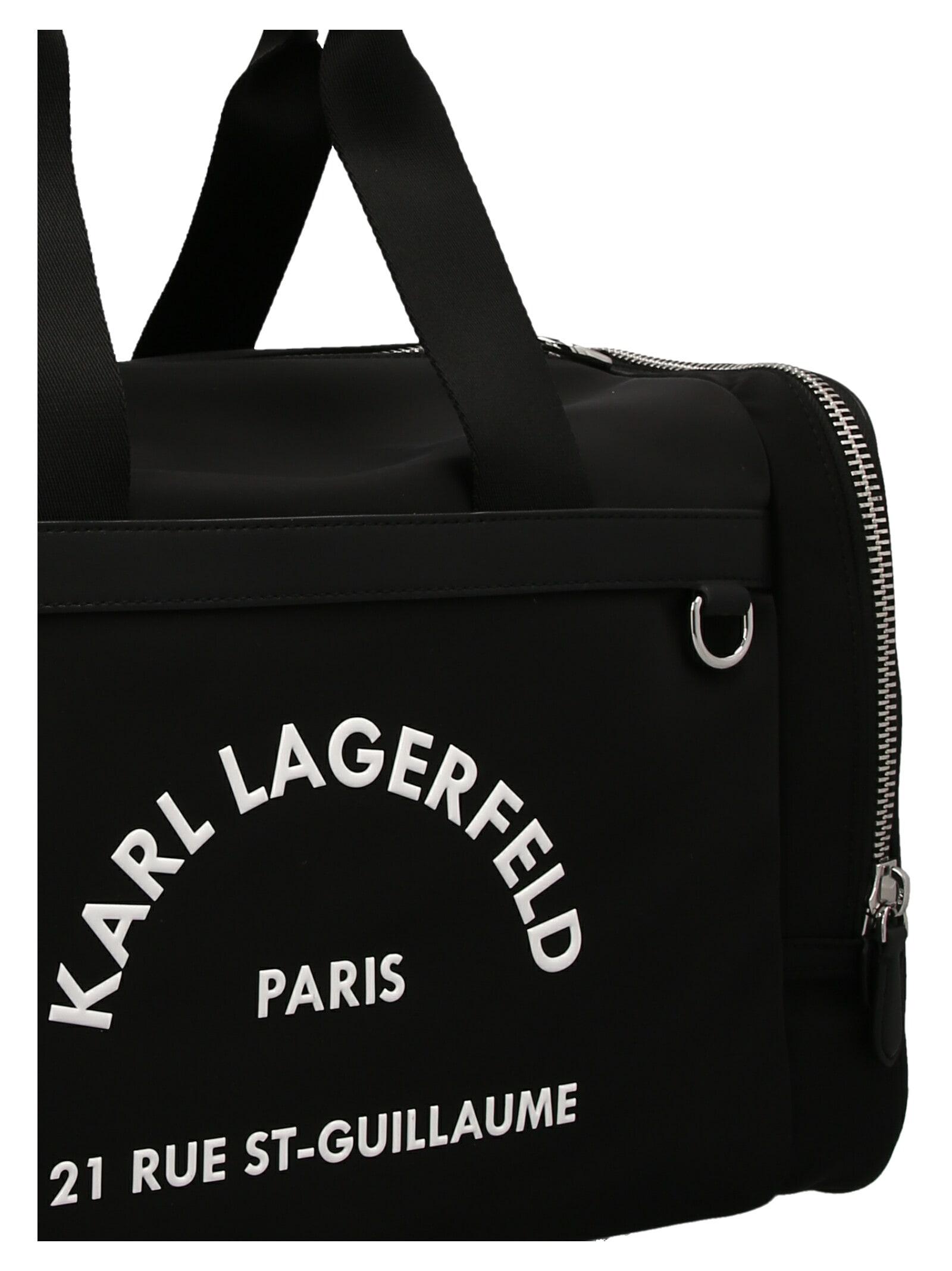 Womens Bags Shoulder bags Karl Lagerfeld Synthetic Rue St-guillaume Nylon Shoulder Bag in Black 