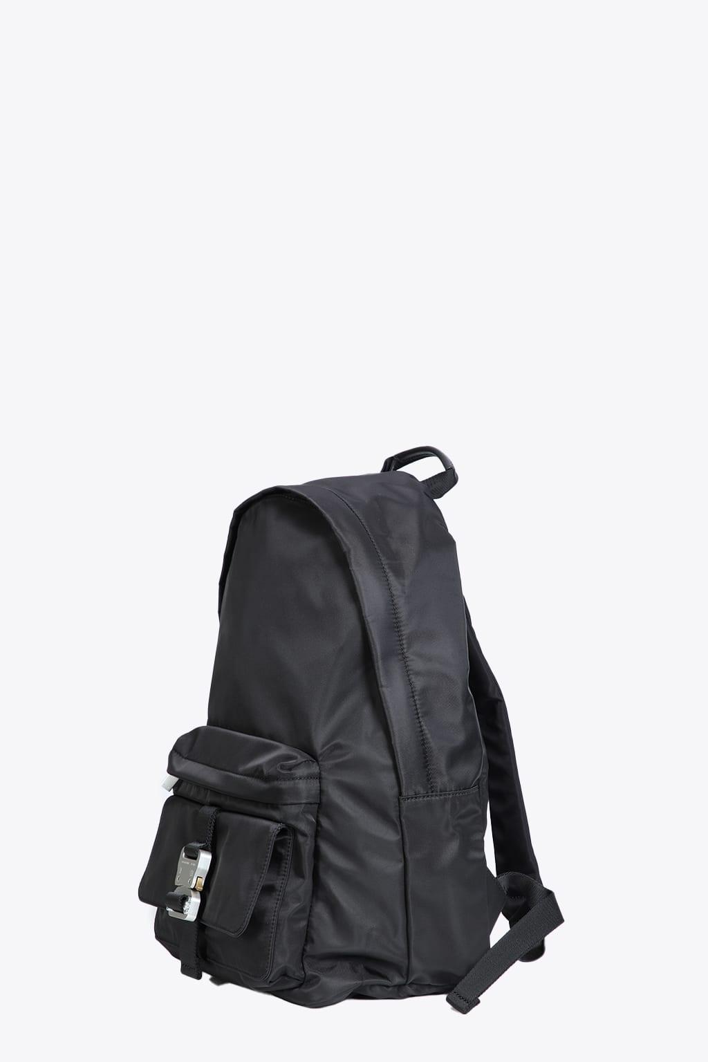 1017 ALYX 9SM Backpack - X Black Nylon Backpack With Rollercoaster