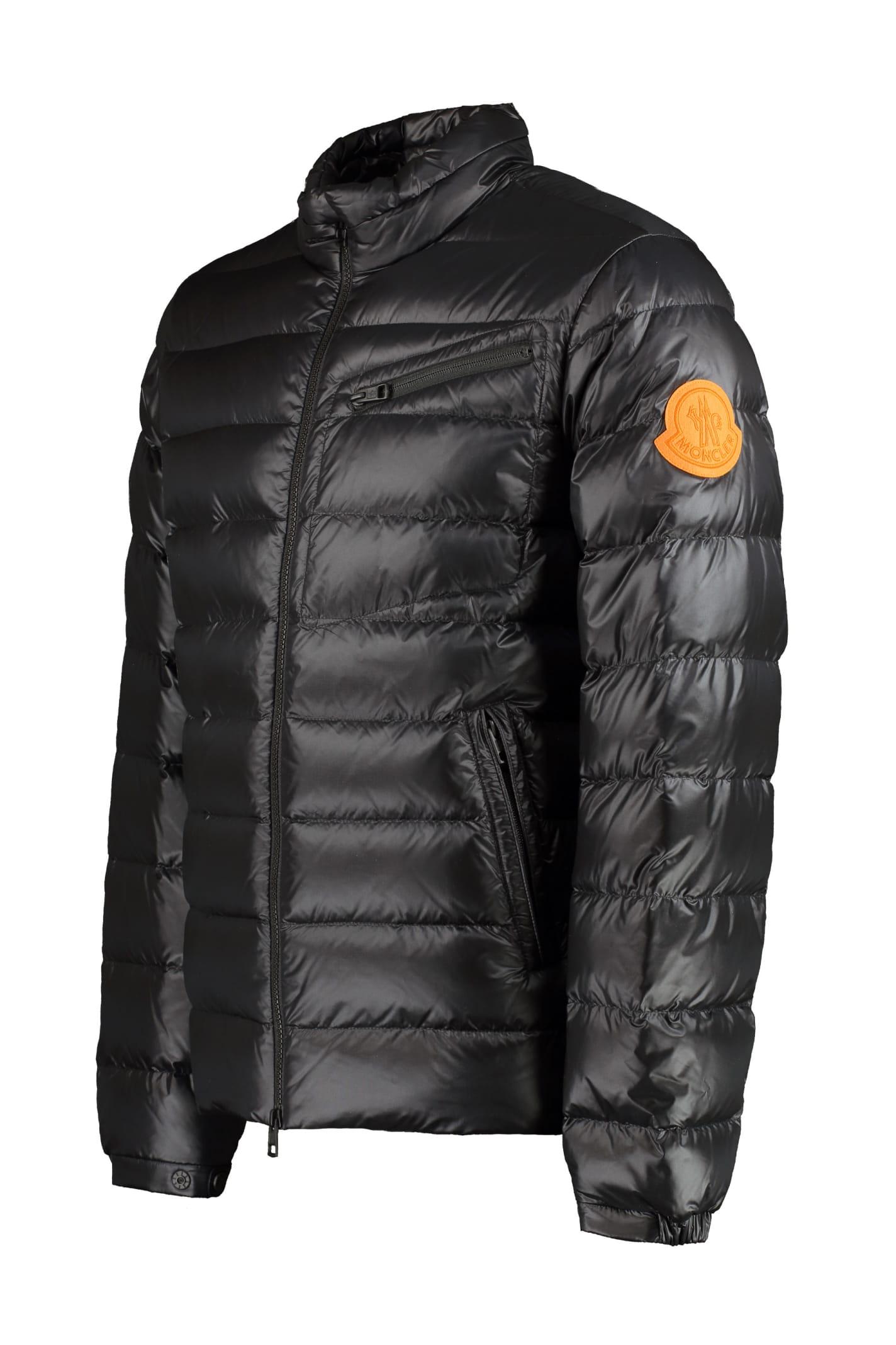Moncler Amalteas Techno-nylon Down Jacket in Black for Men | Lyst