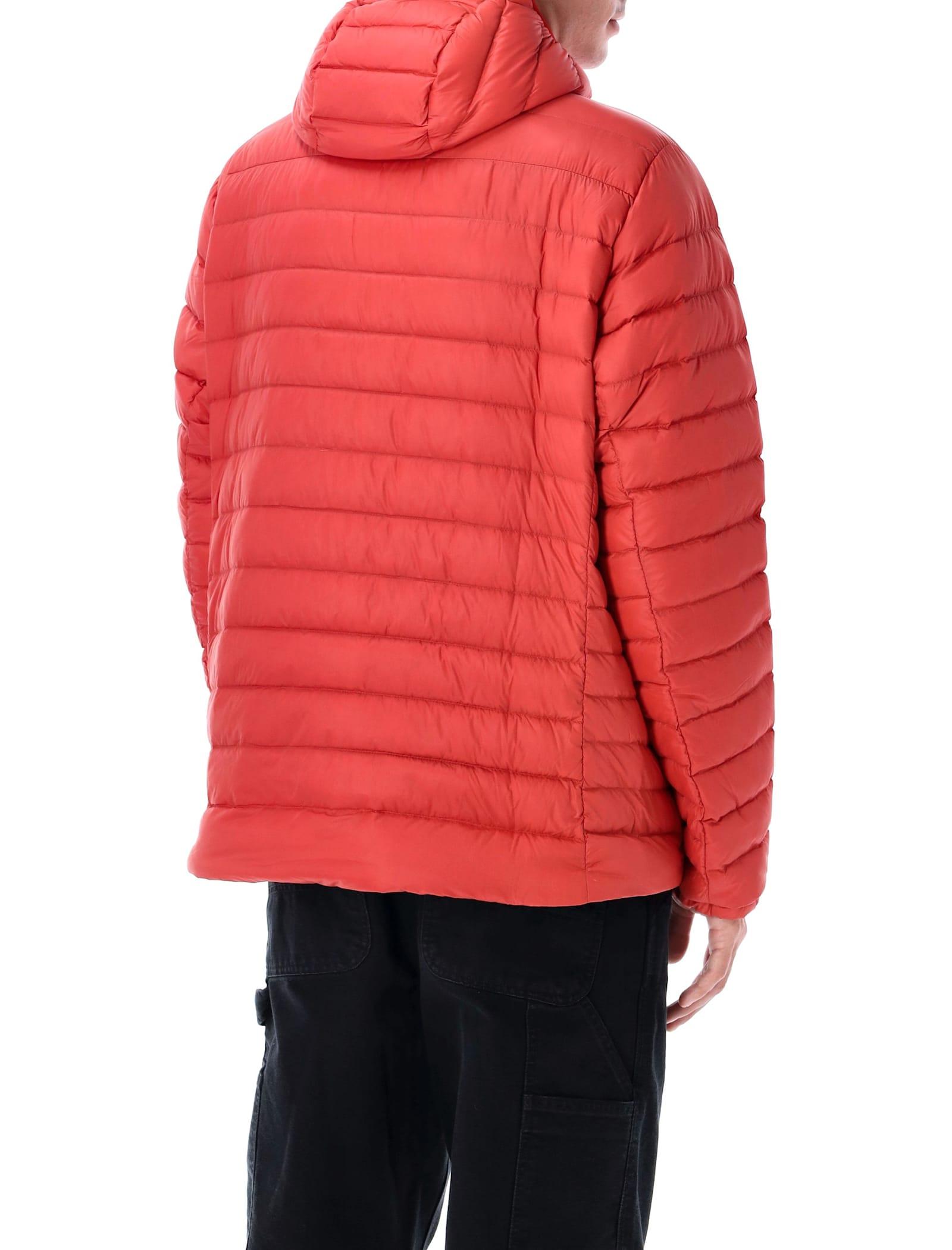 Patagonia Down Sweater Insulated Hoody in Red for Men | Lyst