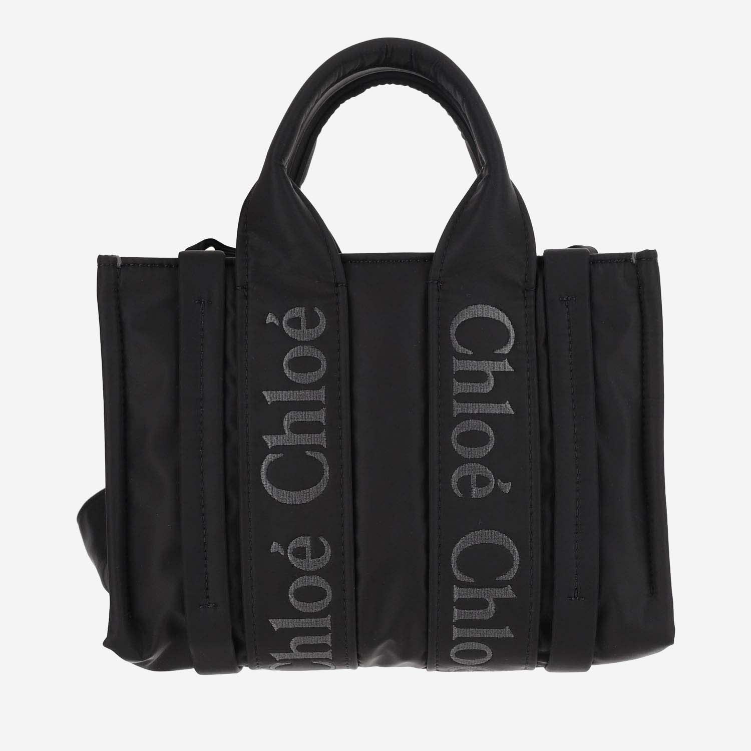Chloe black tote bag hotsell