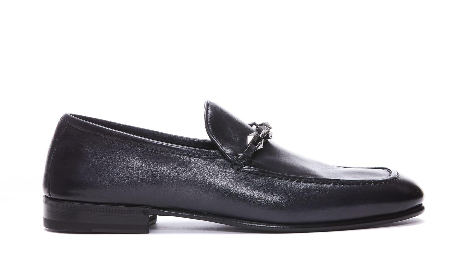 Jimmy Choo Marti Reverse Loafers in Black for Men | Lyst