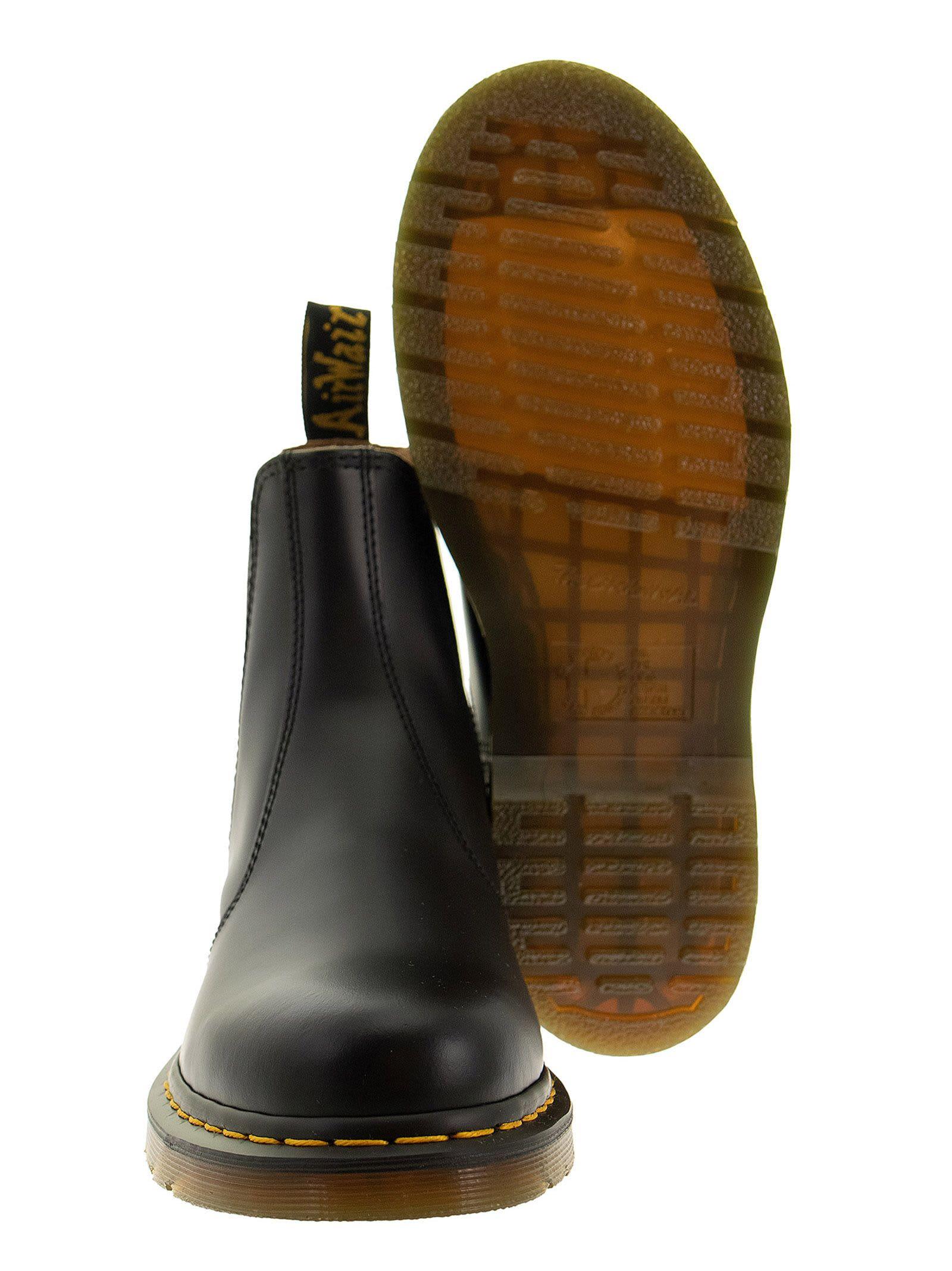 Dr. Martens Smooth 2976 - Leather Chelsea Boots in Black for Men | Lyst