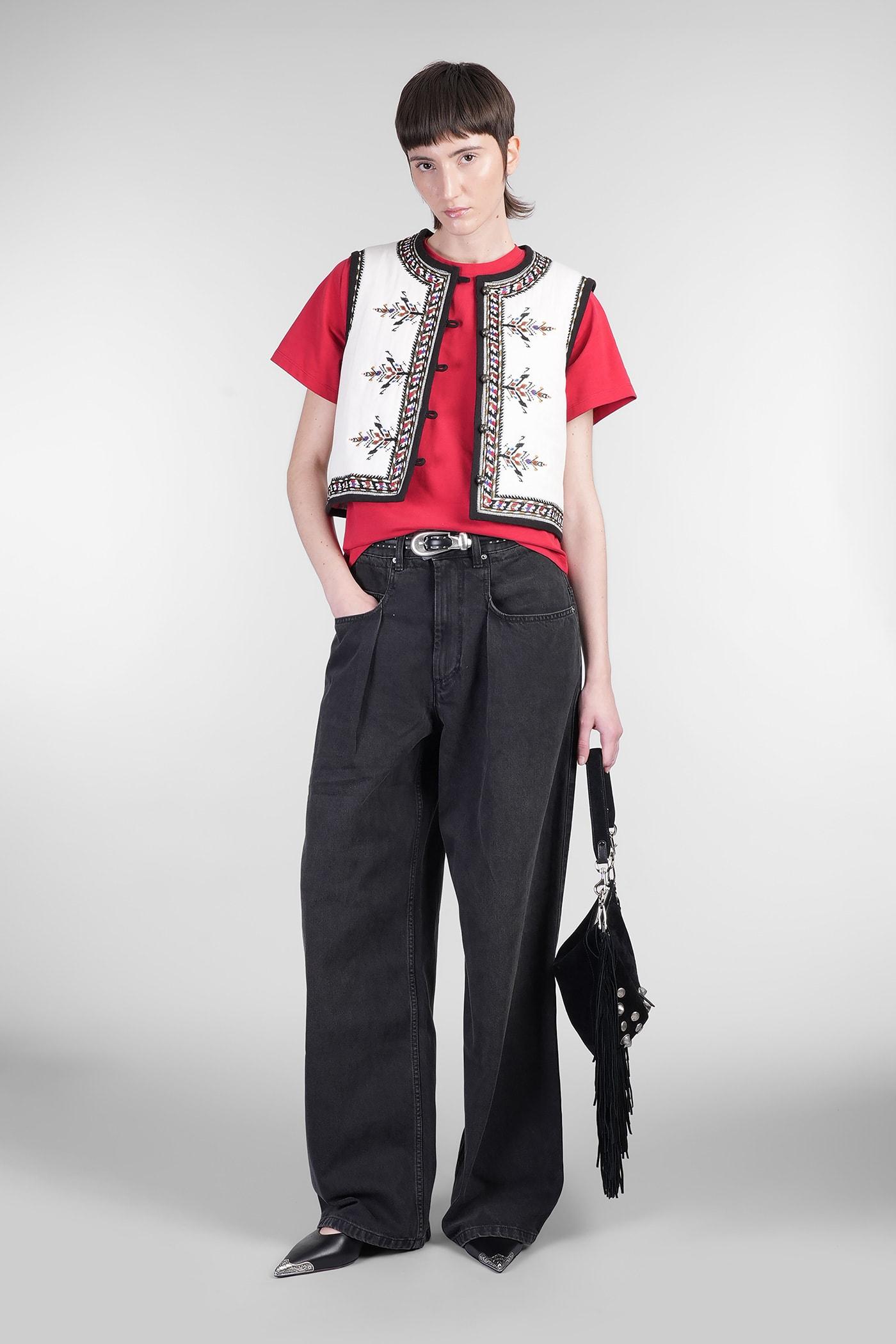 Tシャツ・カットソー Isabel Marant Salte Cotton Zelitos T-Shirt Zelitos cotton top in white - Isabel Marant | Mytheresa