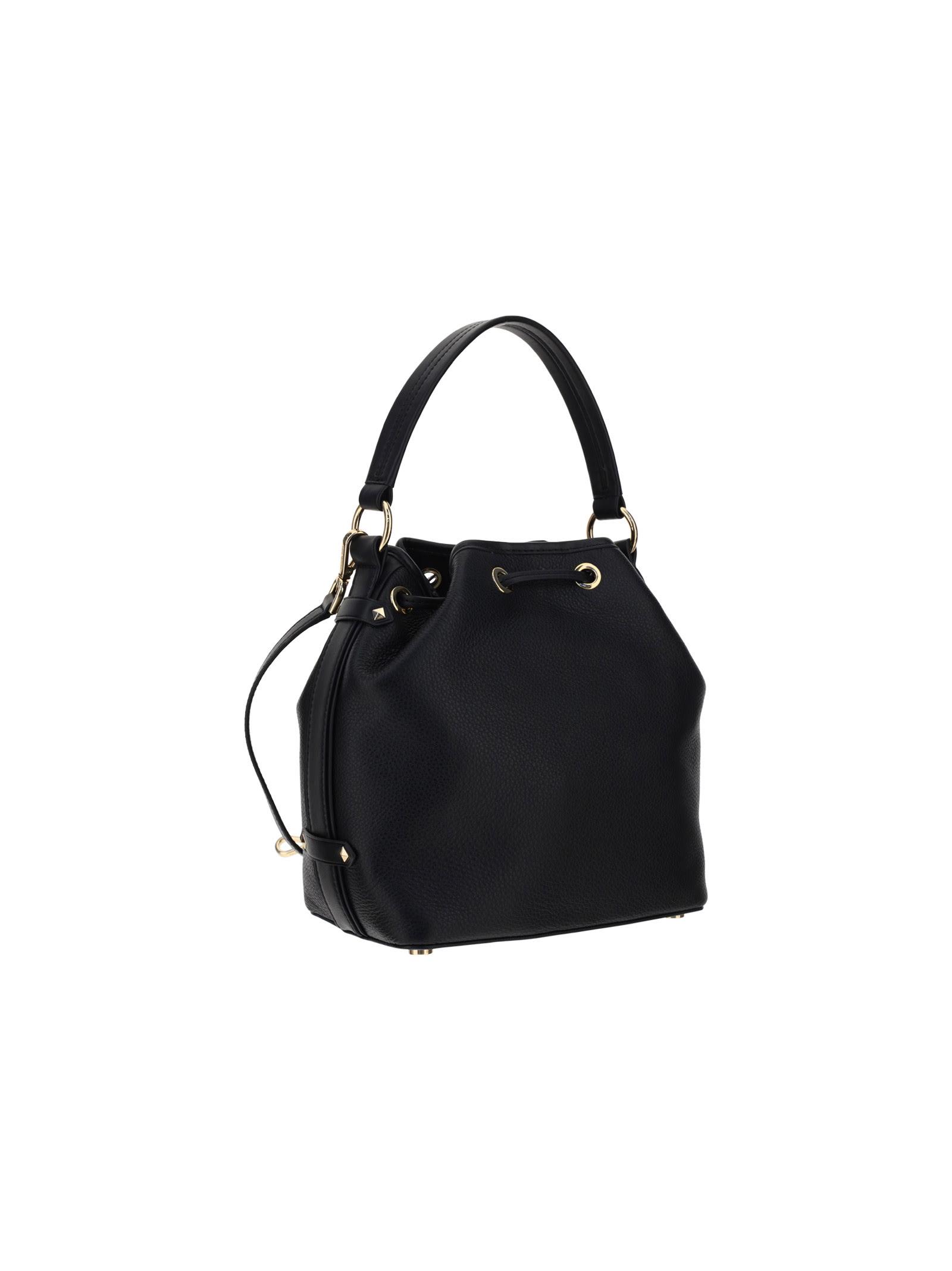 Michael Kors - Suri Medium Leather Bucket Bag Black