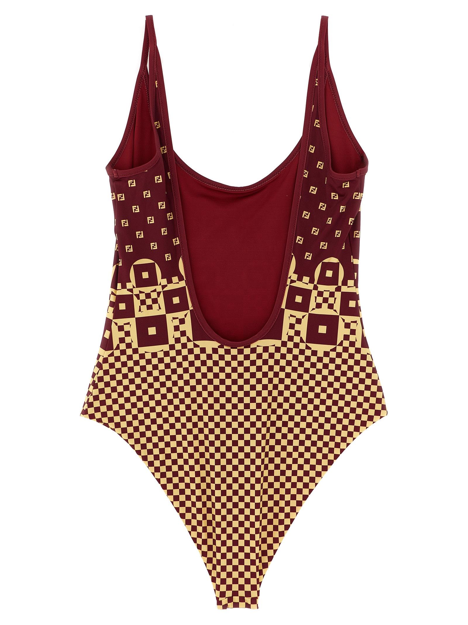 Miyuki N様フェンディ ビキニ  Fendi ミラープリント Bikini Bikini Technical fabric Brown | Fendi