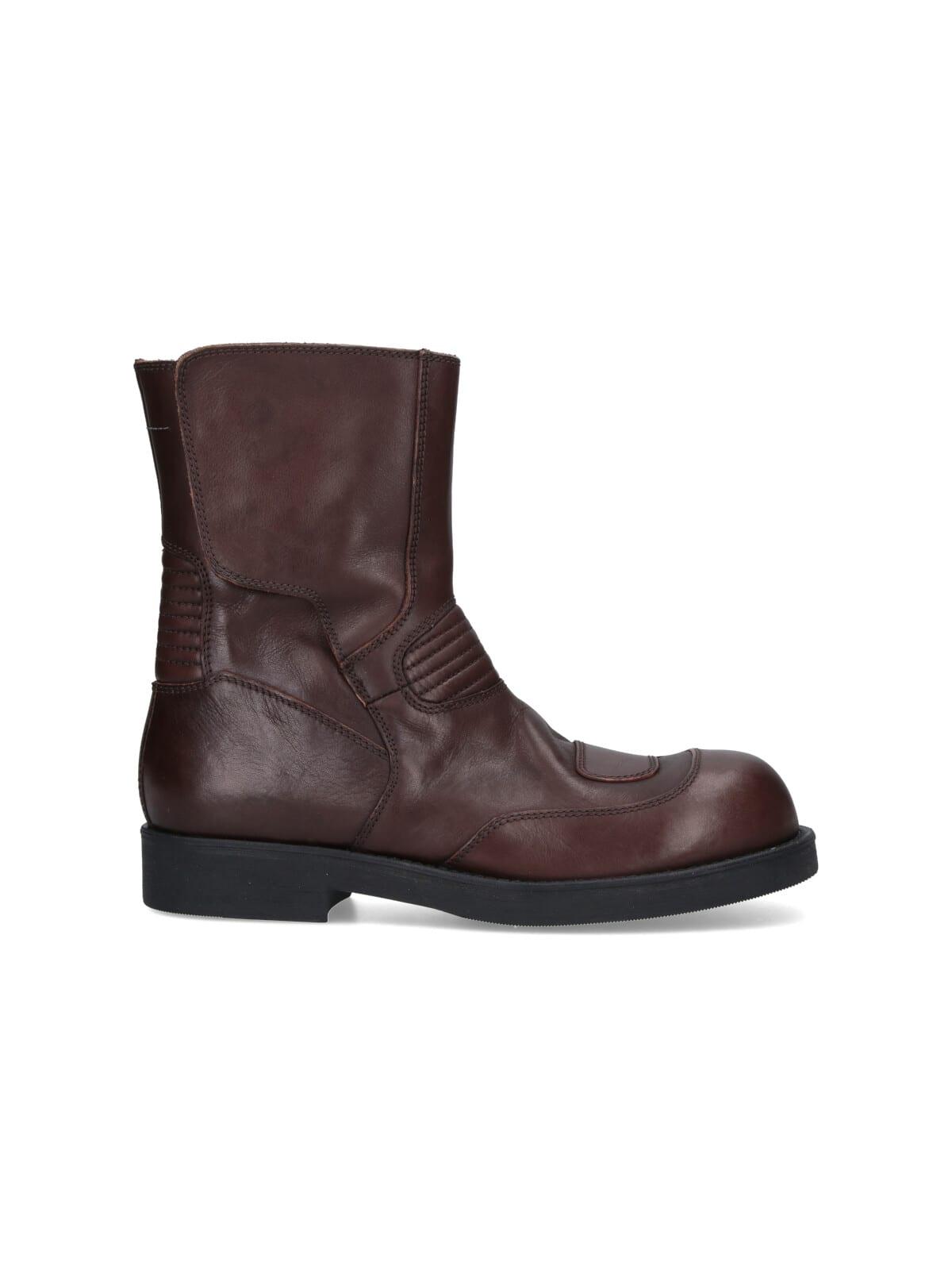 MM6 MAISON MARGIELA BIKER BOOTS ショートブーツ MM6 by Maison Martin Margiela Casual boots for Men | Online