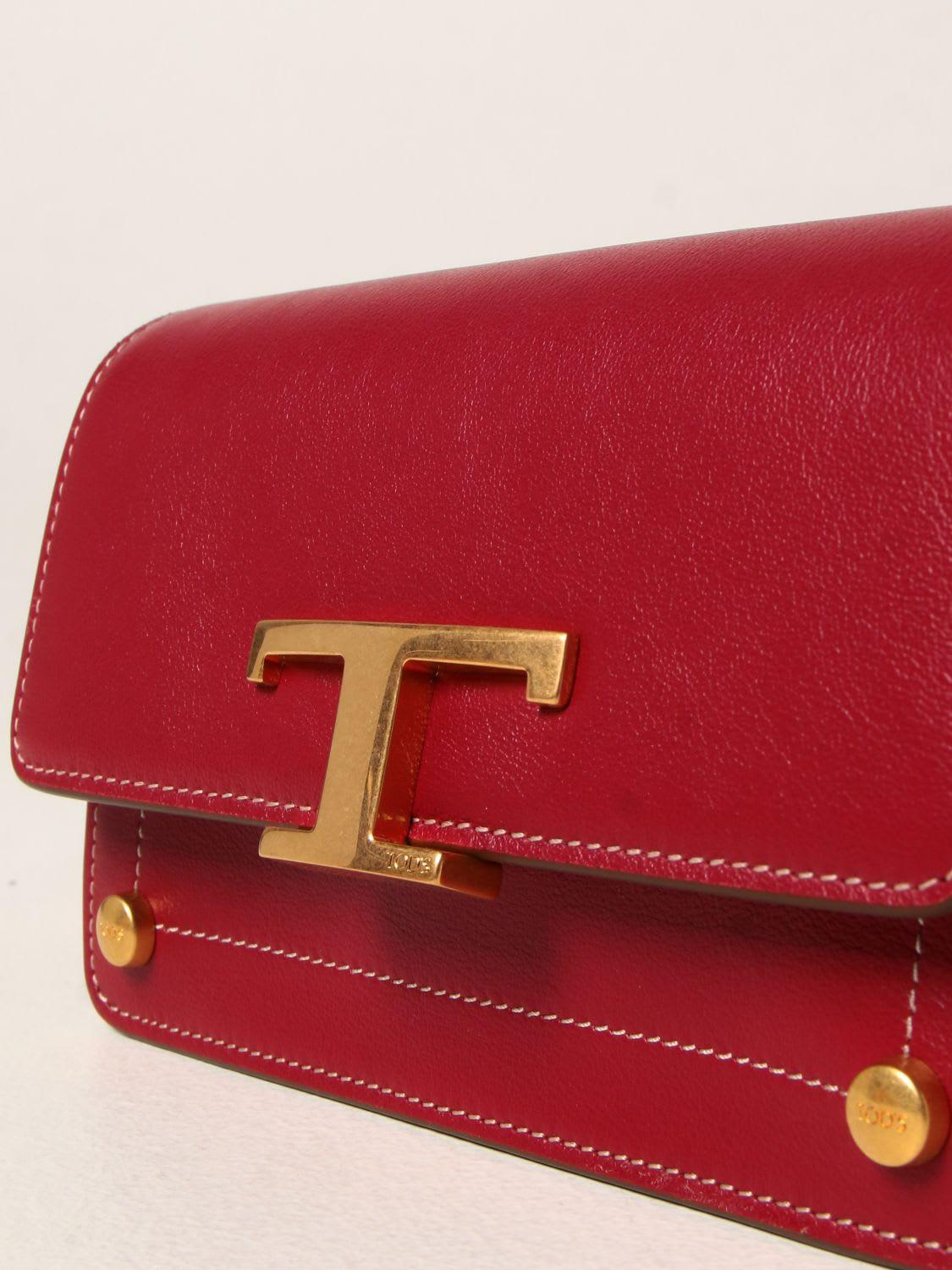 Timeless Leather Bag With Logo