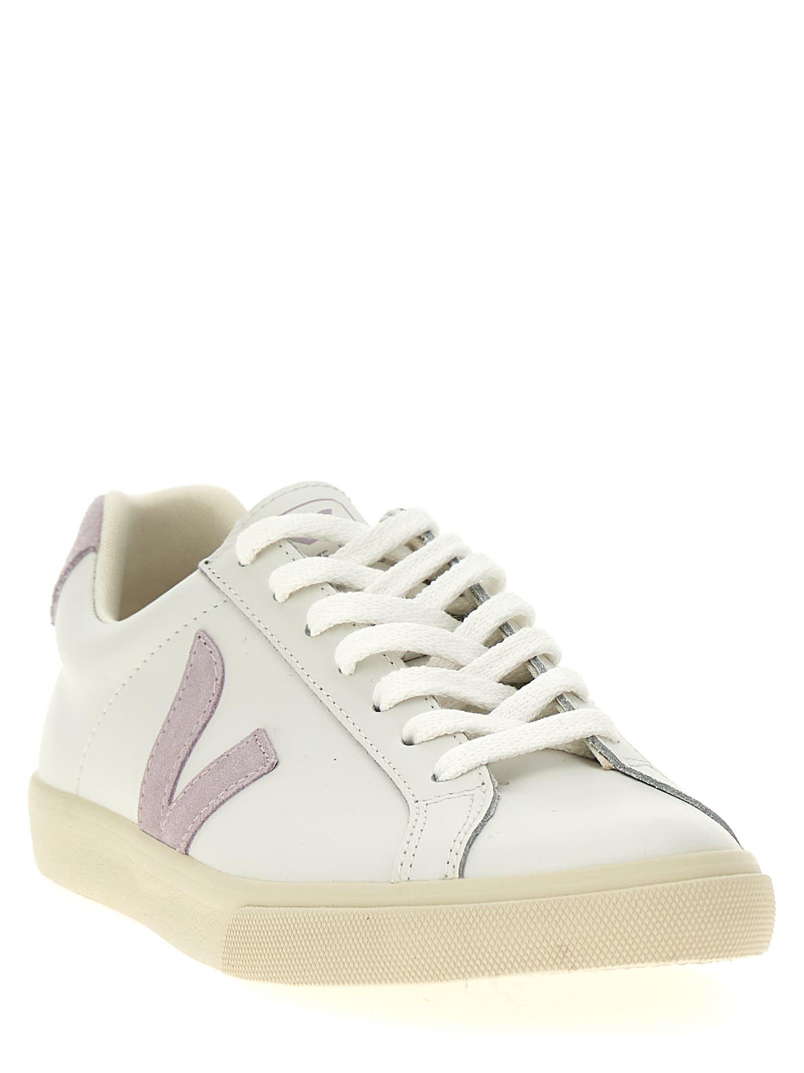 net sustain esplar leather and suede sneakers