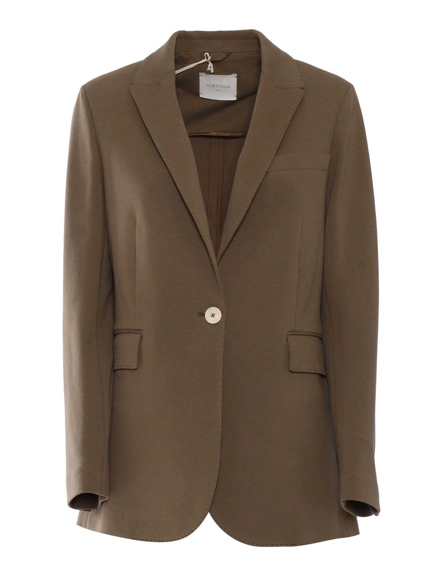 ジャケット CIRCOLO 1901 Women Outer FD3500 KURAB 235997 GRAY Circolo 1901 double-breasted Blazer | Grey | FARFETCH