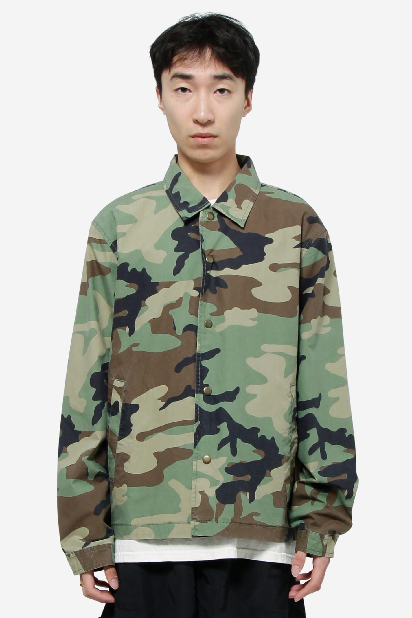 Stussy Coach Shirt in Green for Men | Lyst