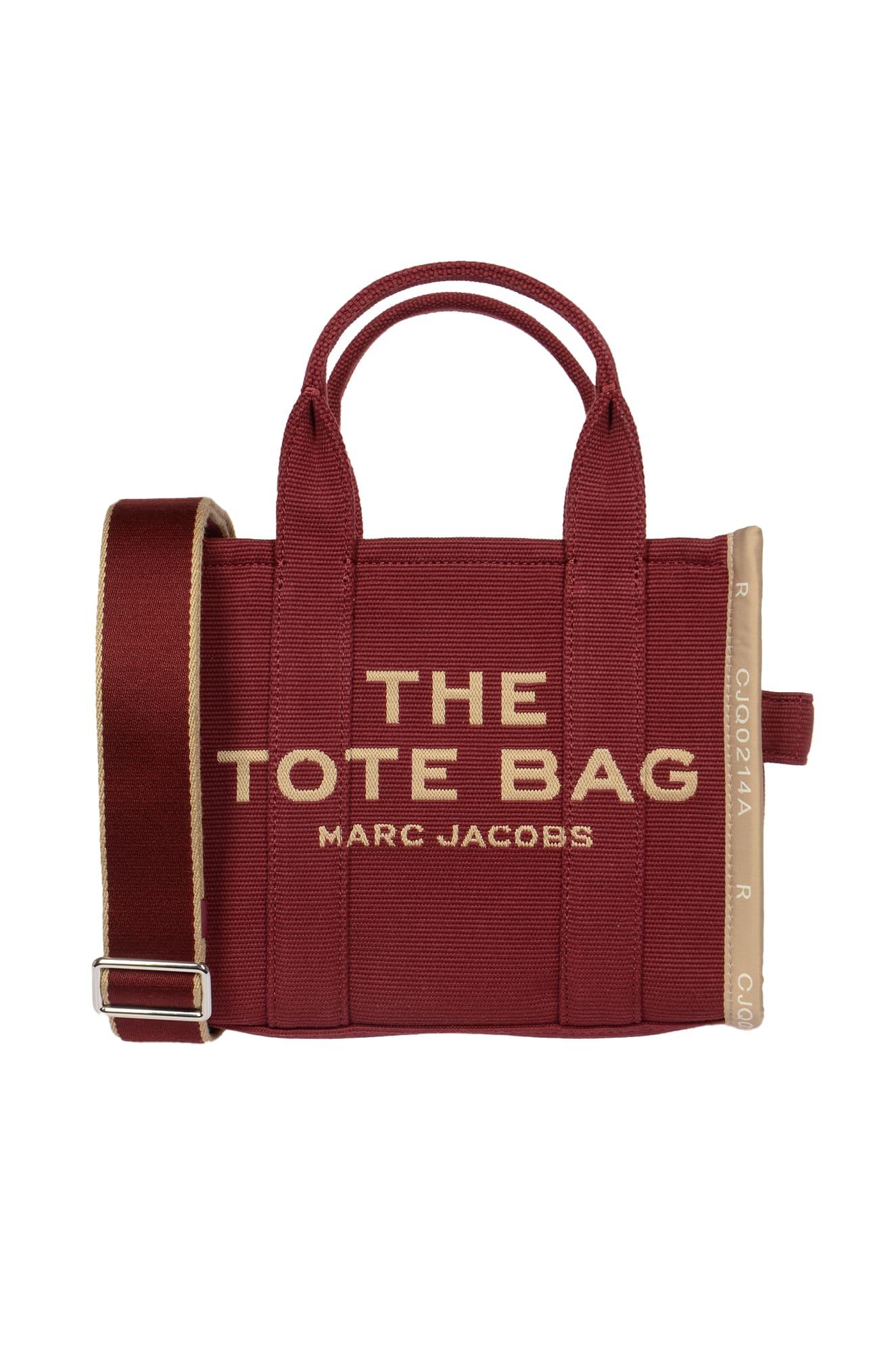 Marc Jacobs The Mini Tote Bag Burgundy in Red