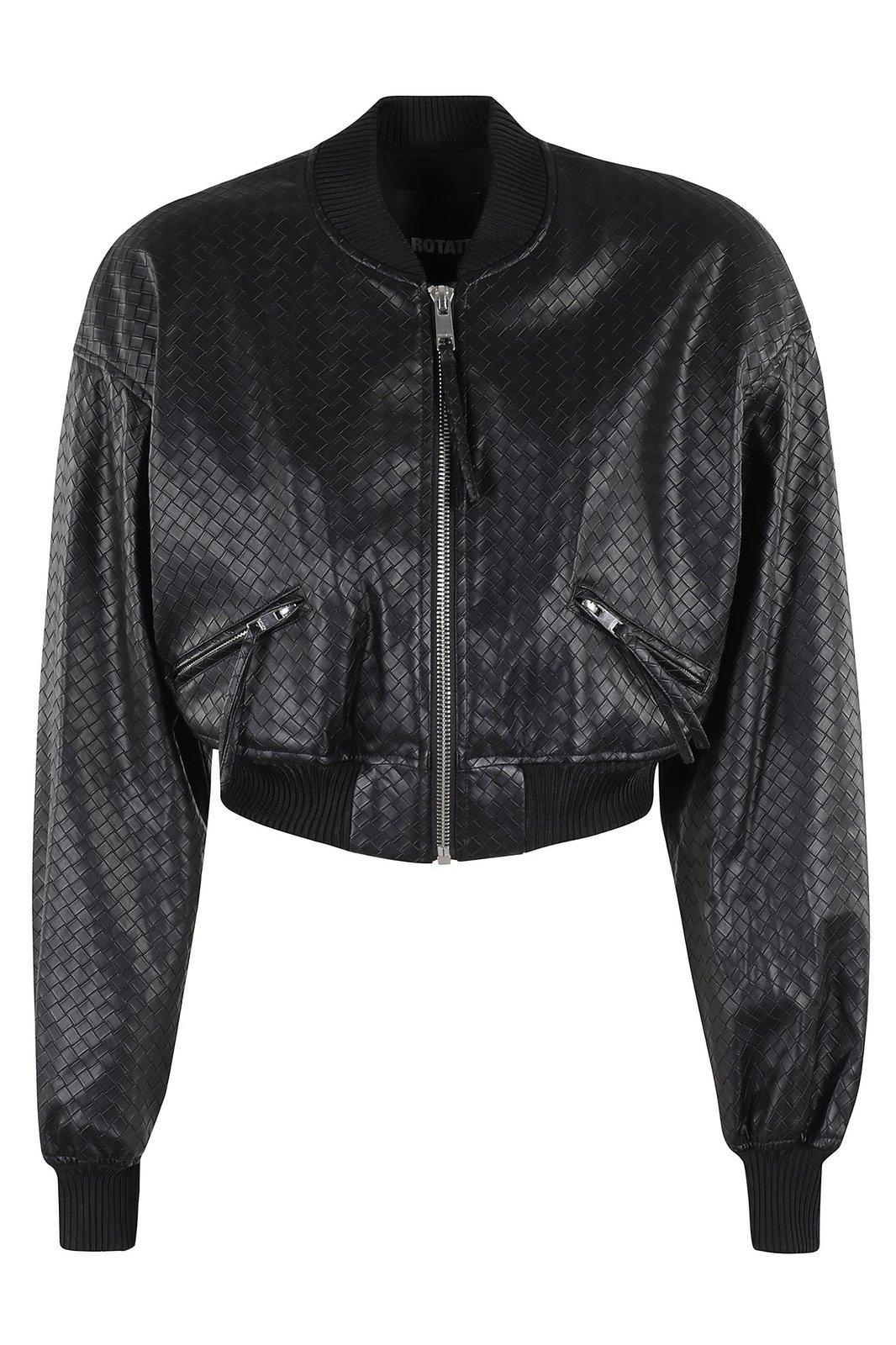 ブルゾン Rotate Birger Christensen Faux Leather Bomber Jacket 25141995_55330514_600.jpg