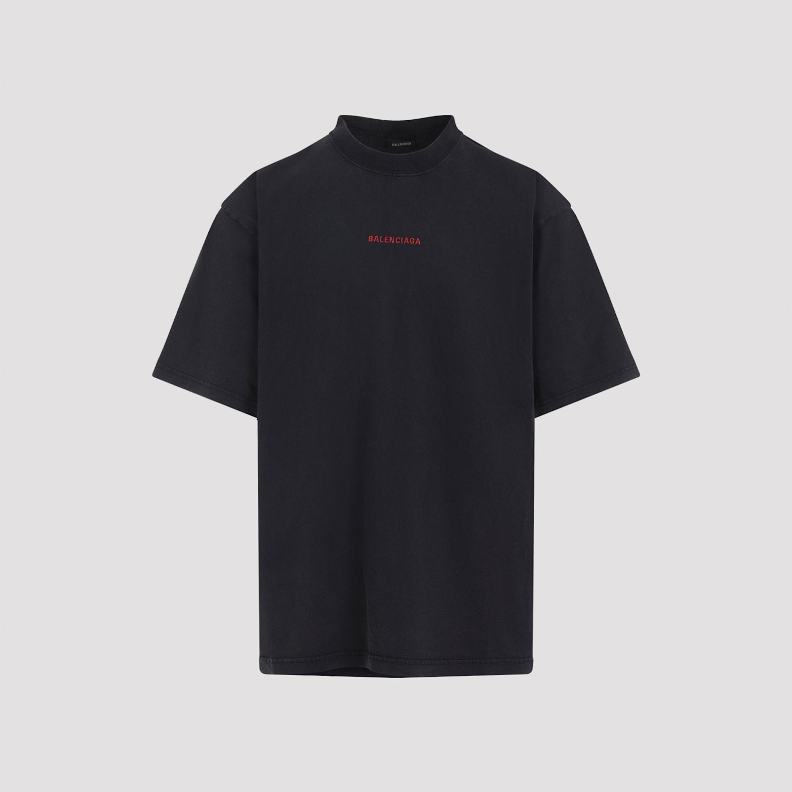 【関税＆送料込み】Balenciaga T-Shirts And Polos Black Balenciaga Men's Copyright Logo T-Shirt | Neiman Marcus