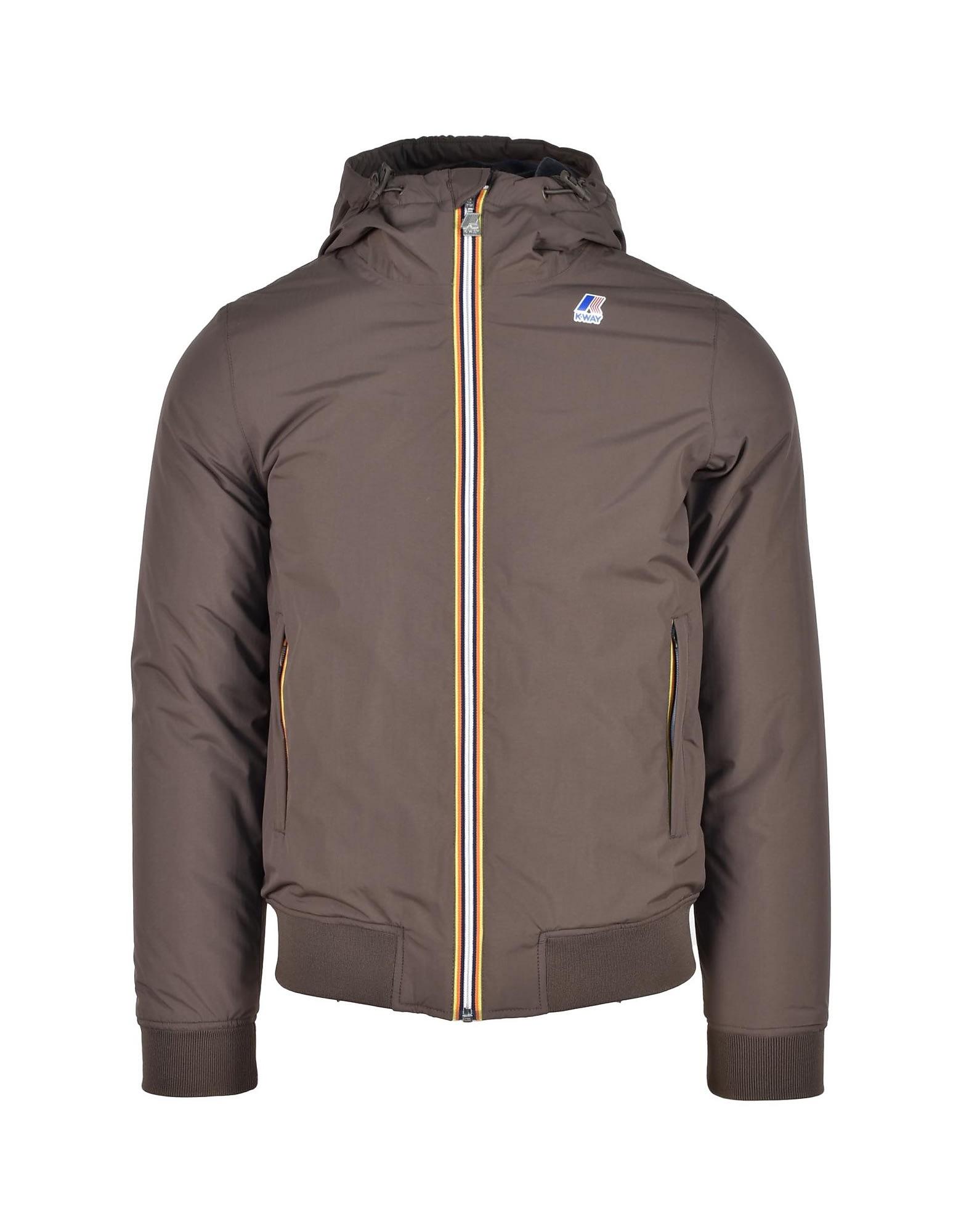 K-Way Taupe Jacket in Gray for Men | Lyst