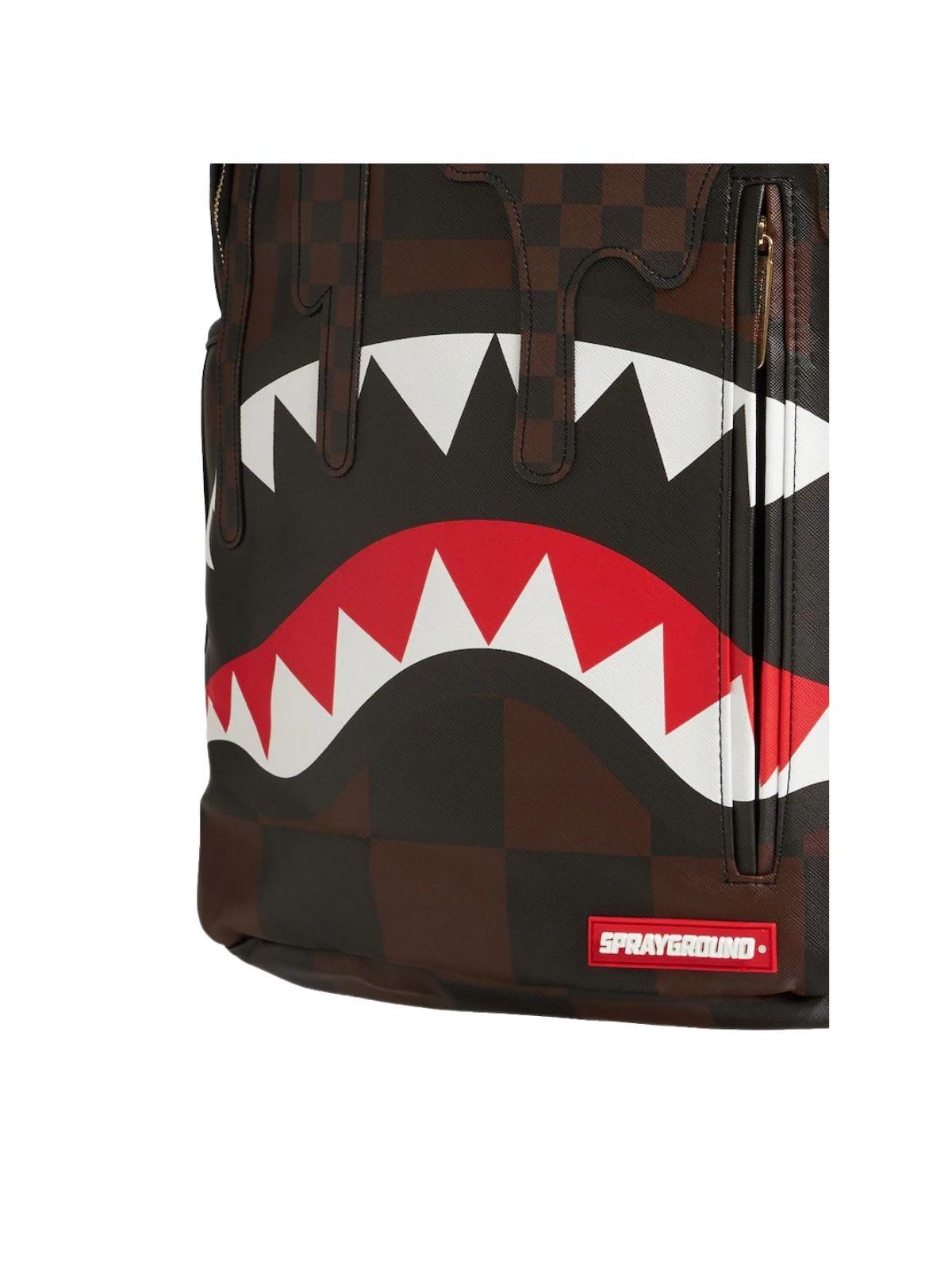 Backpack Sprayground SHARKS IN PARIS (XTC) DLX BACKPACK Brown