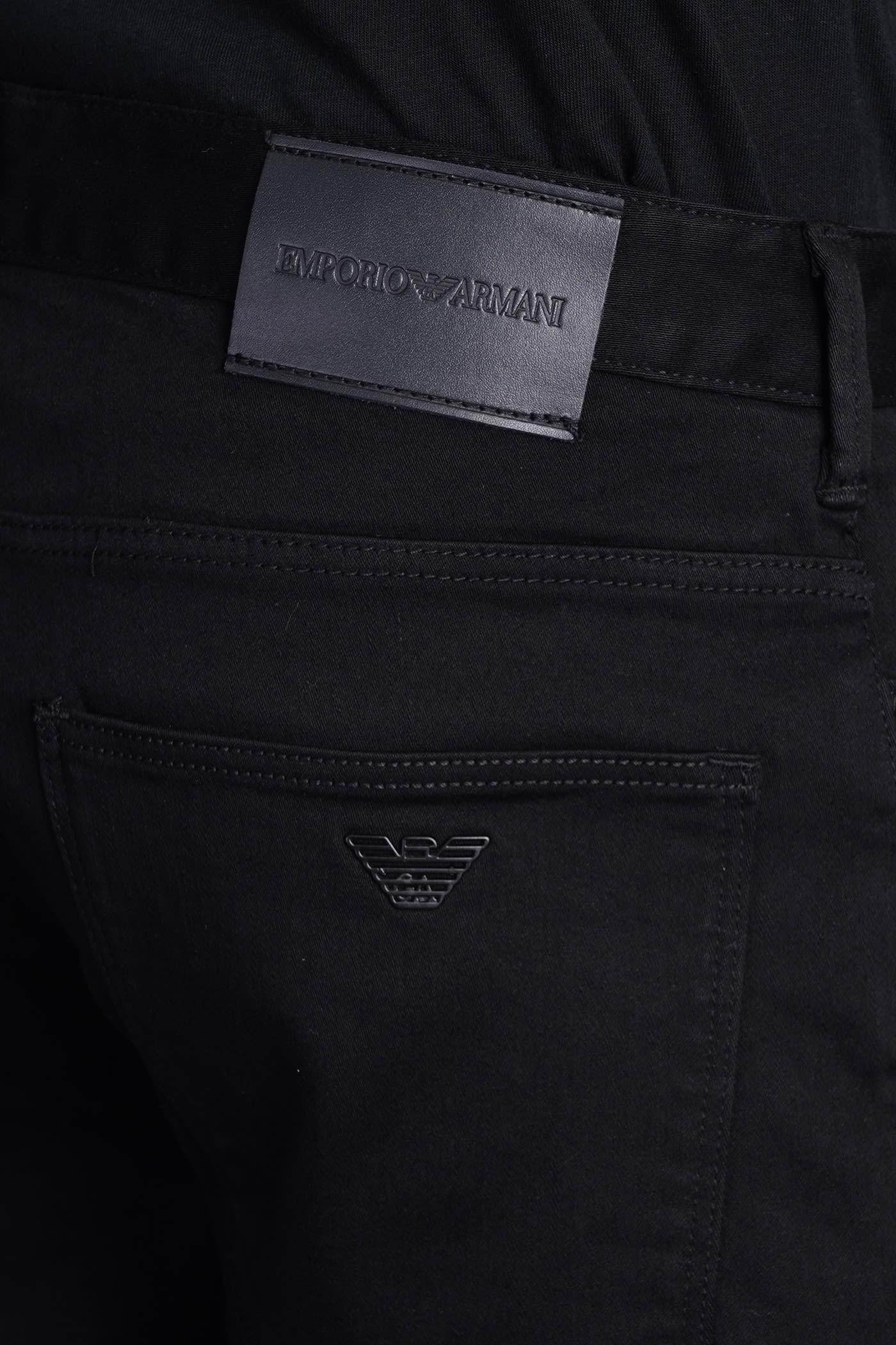 Armani Jeans In Black Cotton for Men | Lyst