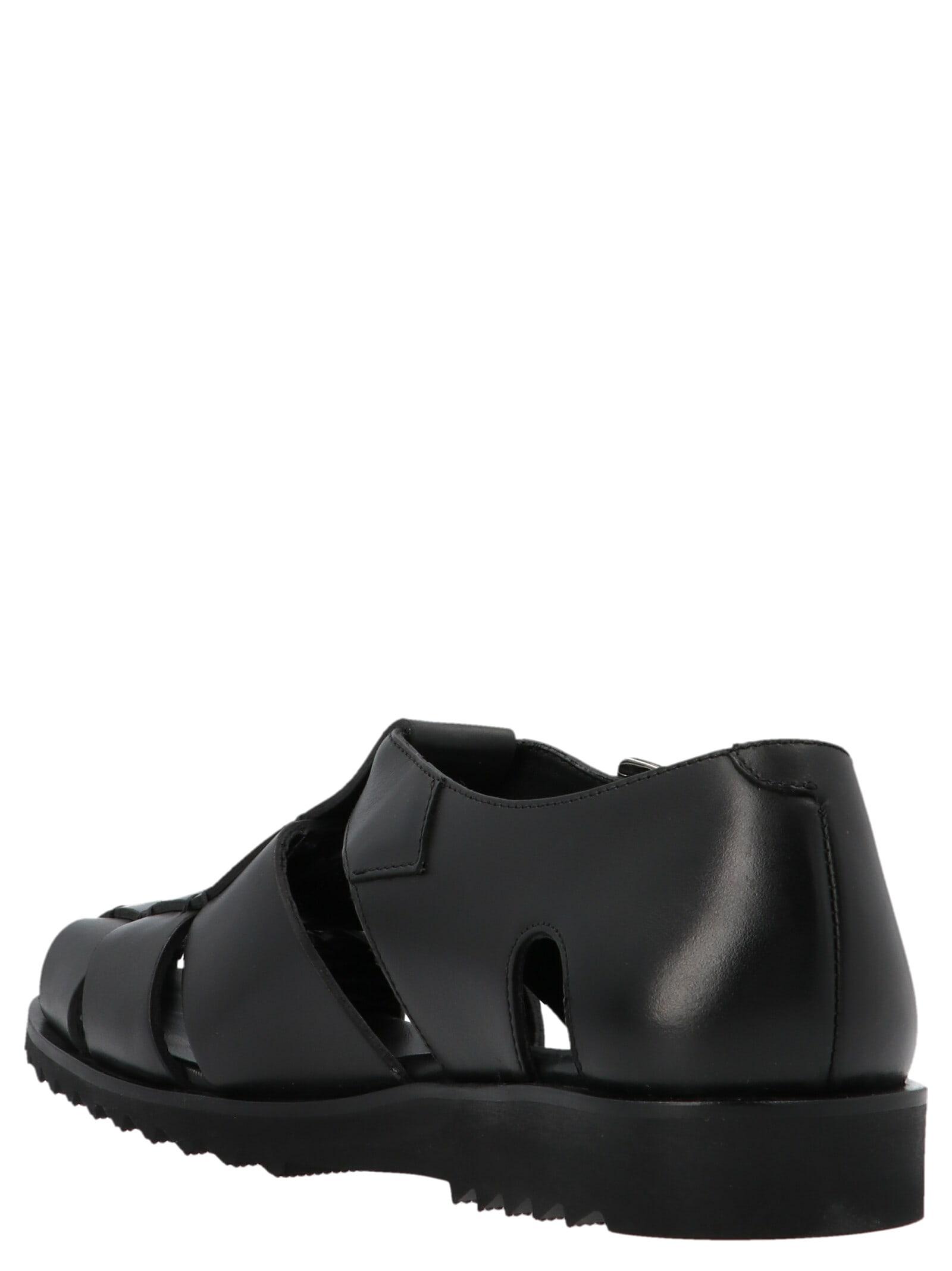 Paraboot 'pacific' Sandals in Black for Men | Lyst