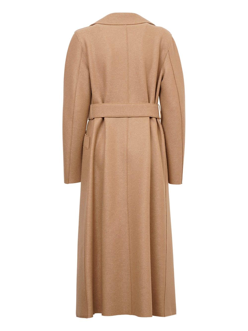 Harris Wharf London Cappotto in Natural | Lyst